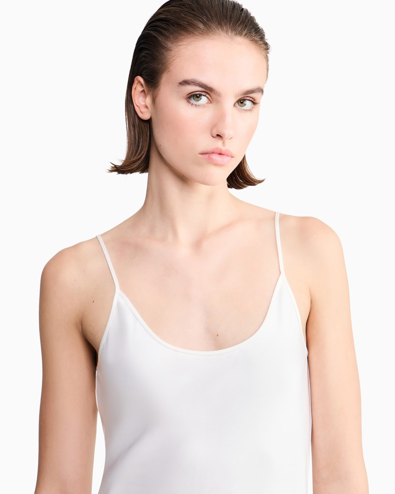 Double-sided silk-satin top Slide 5