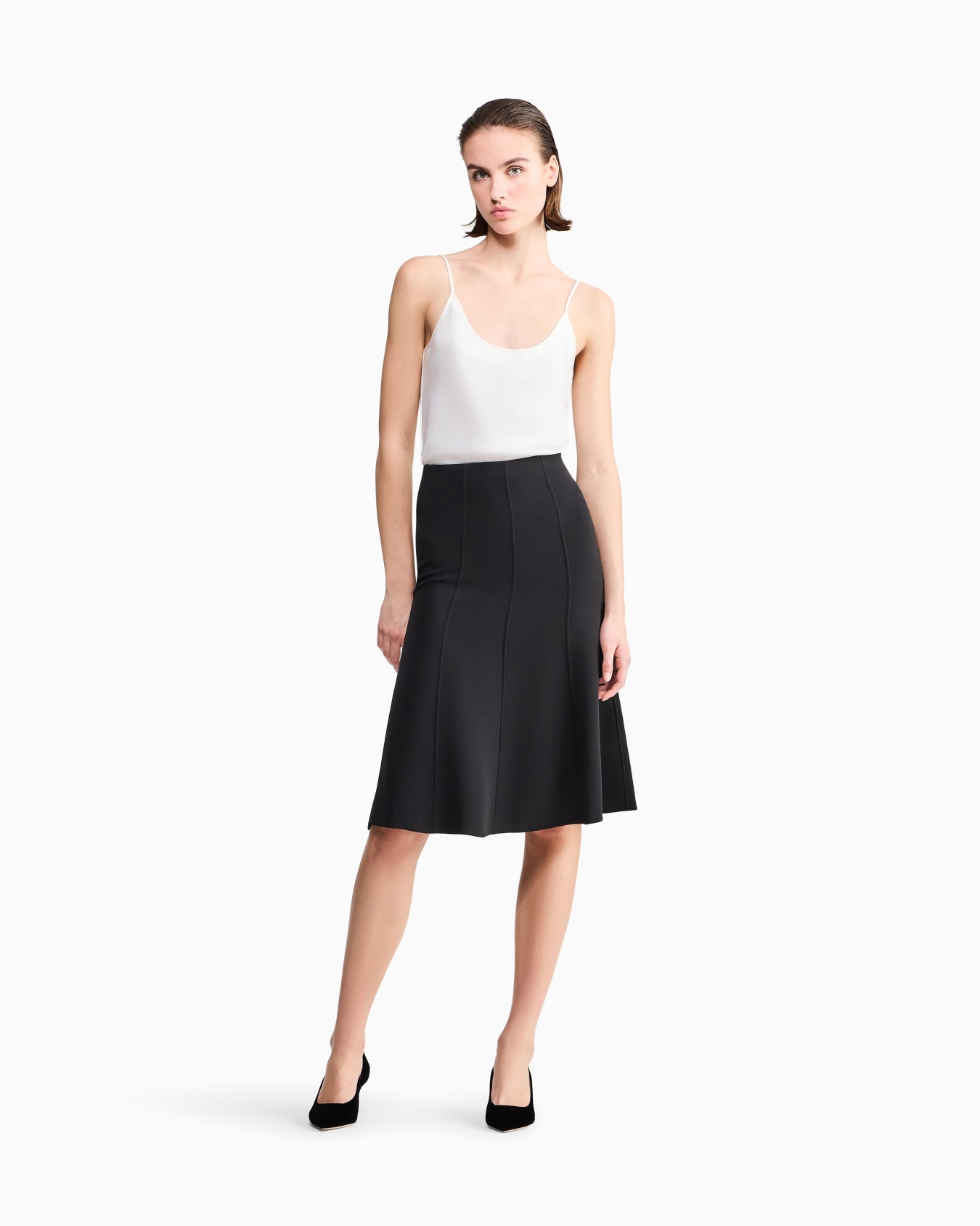 Double-sided silk-satin top Slide 1