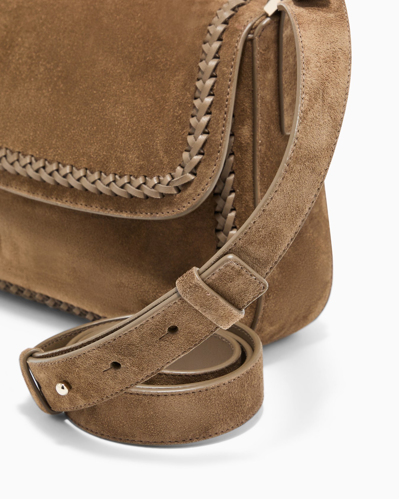 La Prima Soft Tasche im Mini-Format aus Veloursleder Folie 4