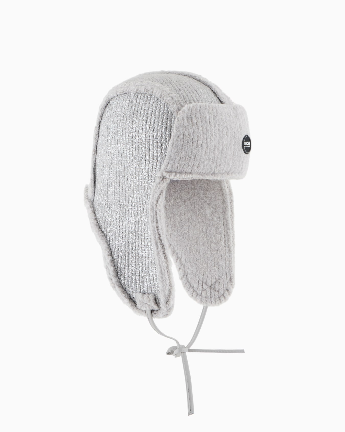 Giorgio Armani Neve trapper hat with earflaps and visor knitted in a cashmere and viscose blend Slide 0