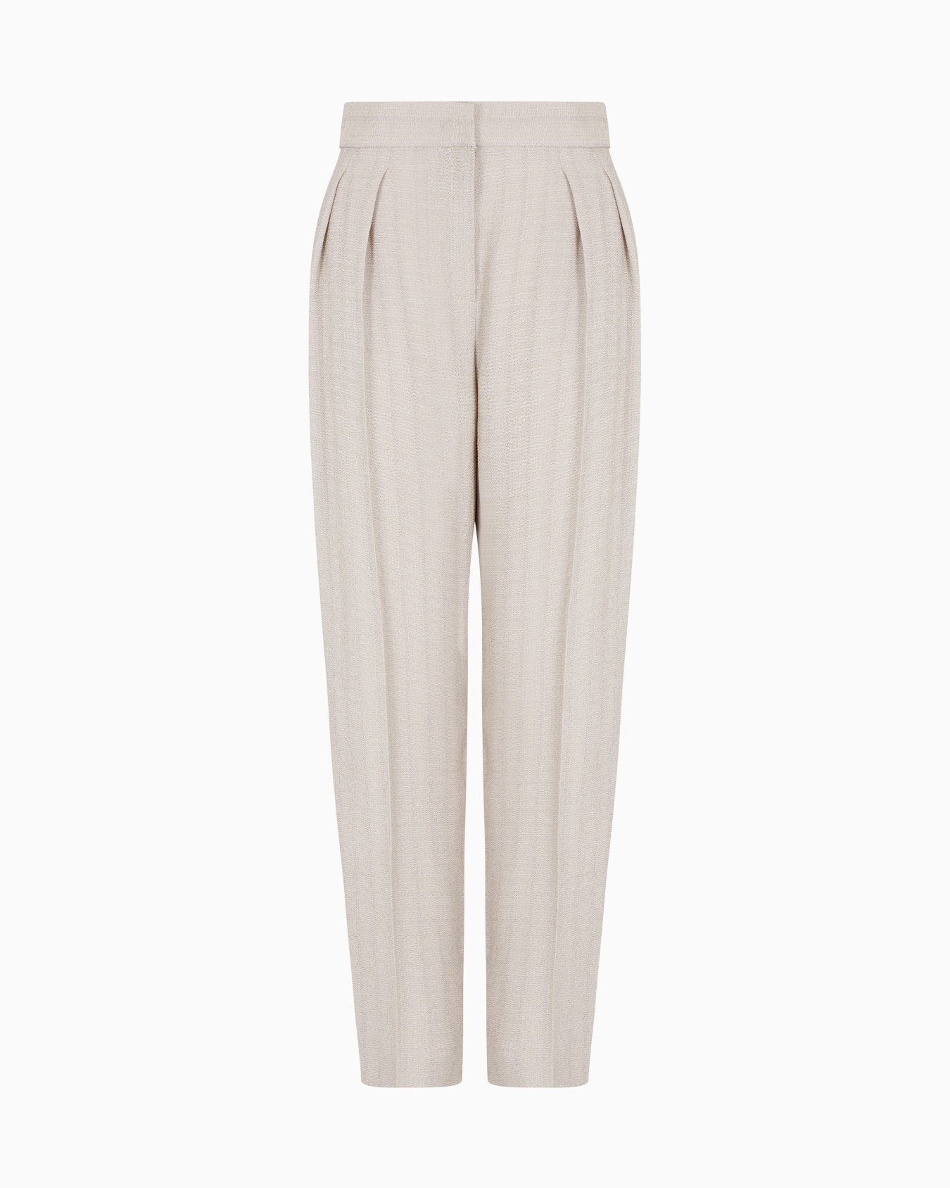 Armure viscose double-pleat trousers Slide 0