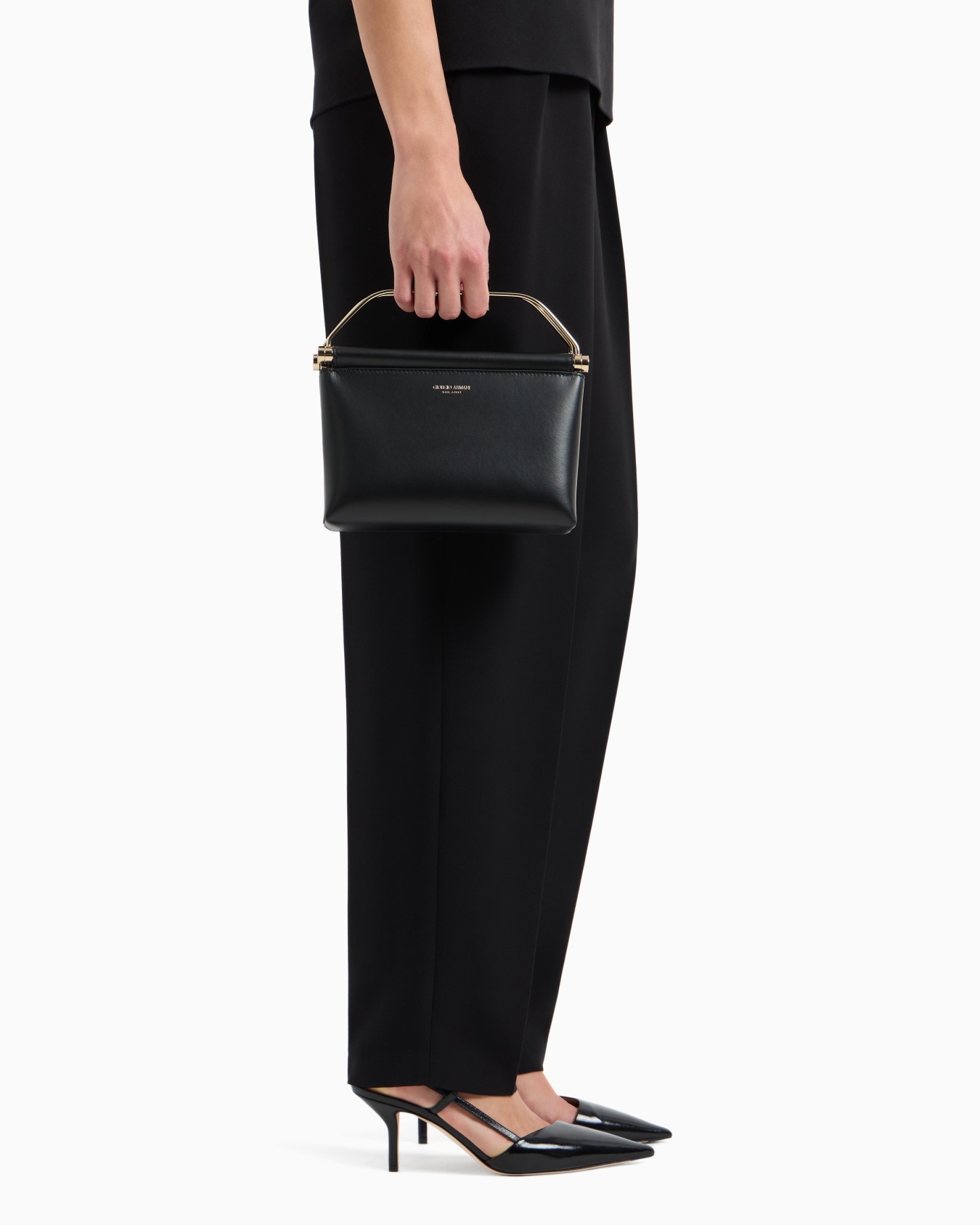 Borsa a mano piccola in pelle Slide 5