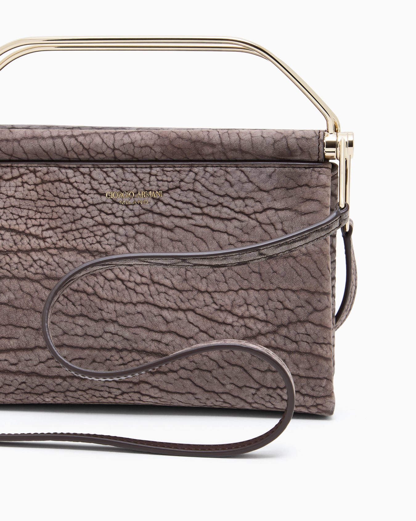 Small handbag in printed nubuck Slide 4