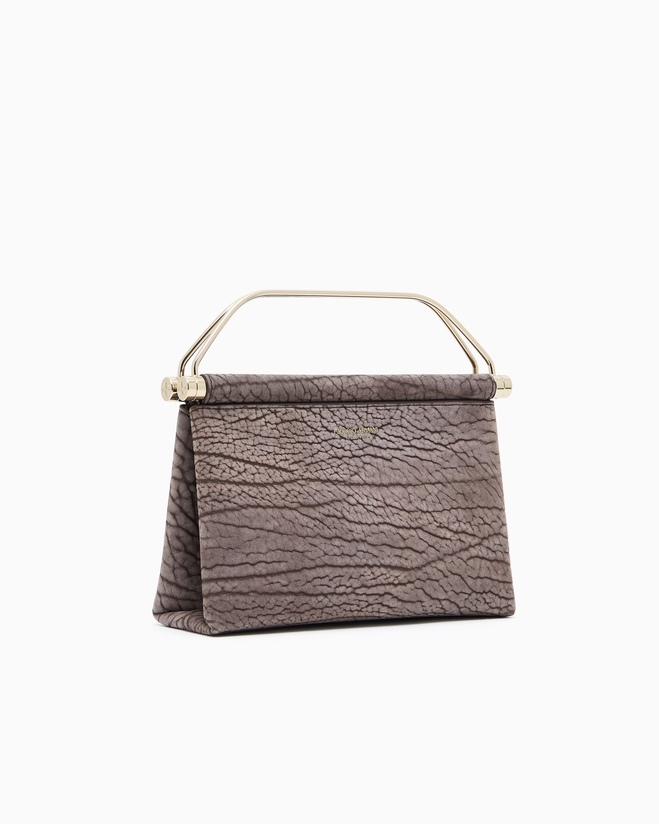 Small handbag in printed nubuck Slide 1