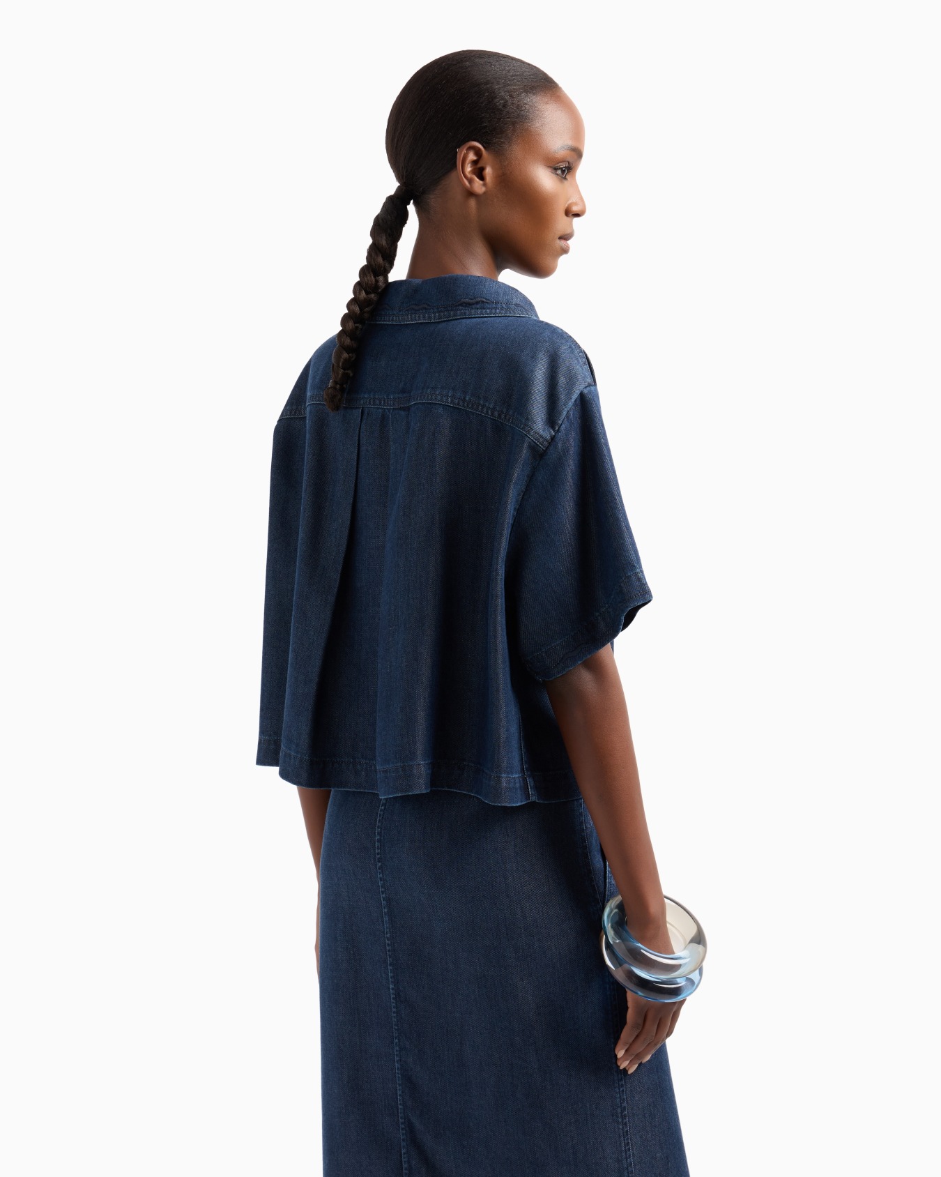 Lyocell short-sleeved shirt Slide 3