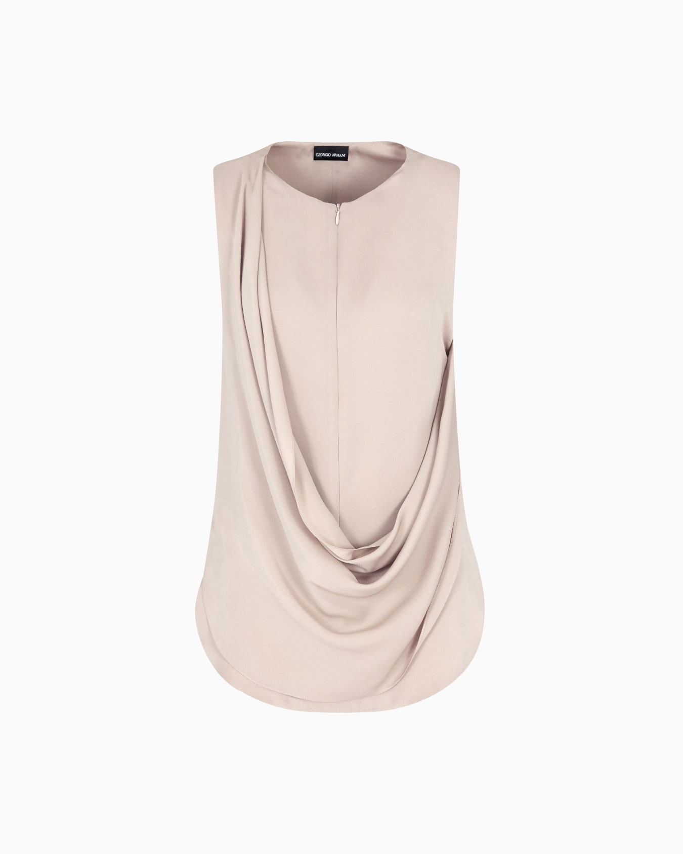 Top in silk double georgette Slide 0