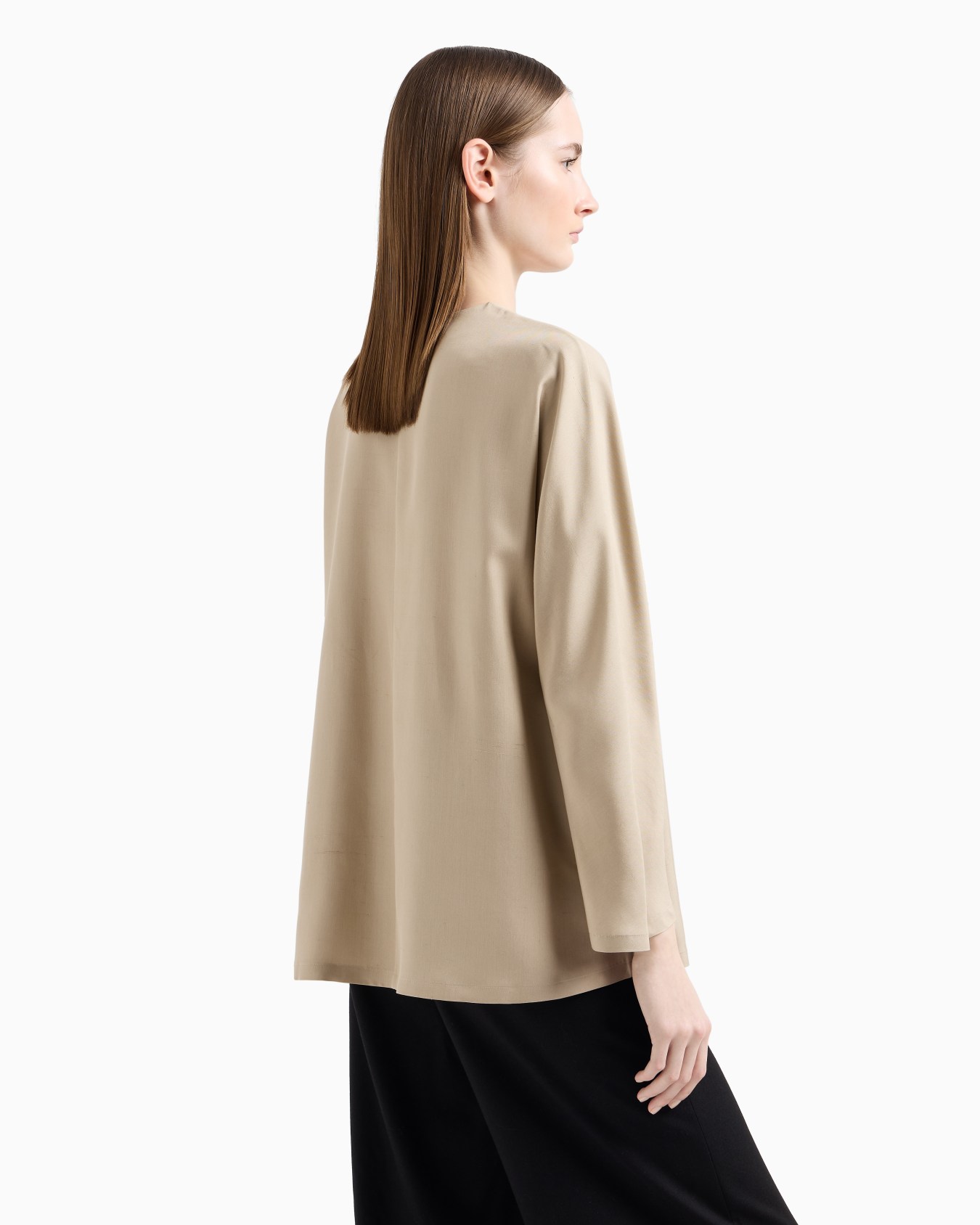 Chemise en shantung de soie lavée Diapositive 2