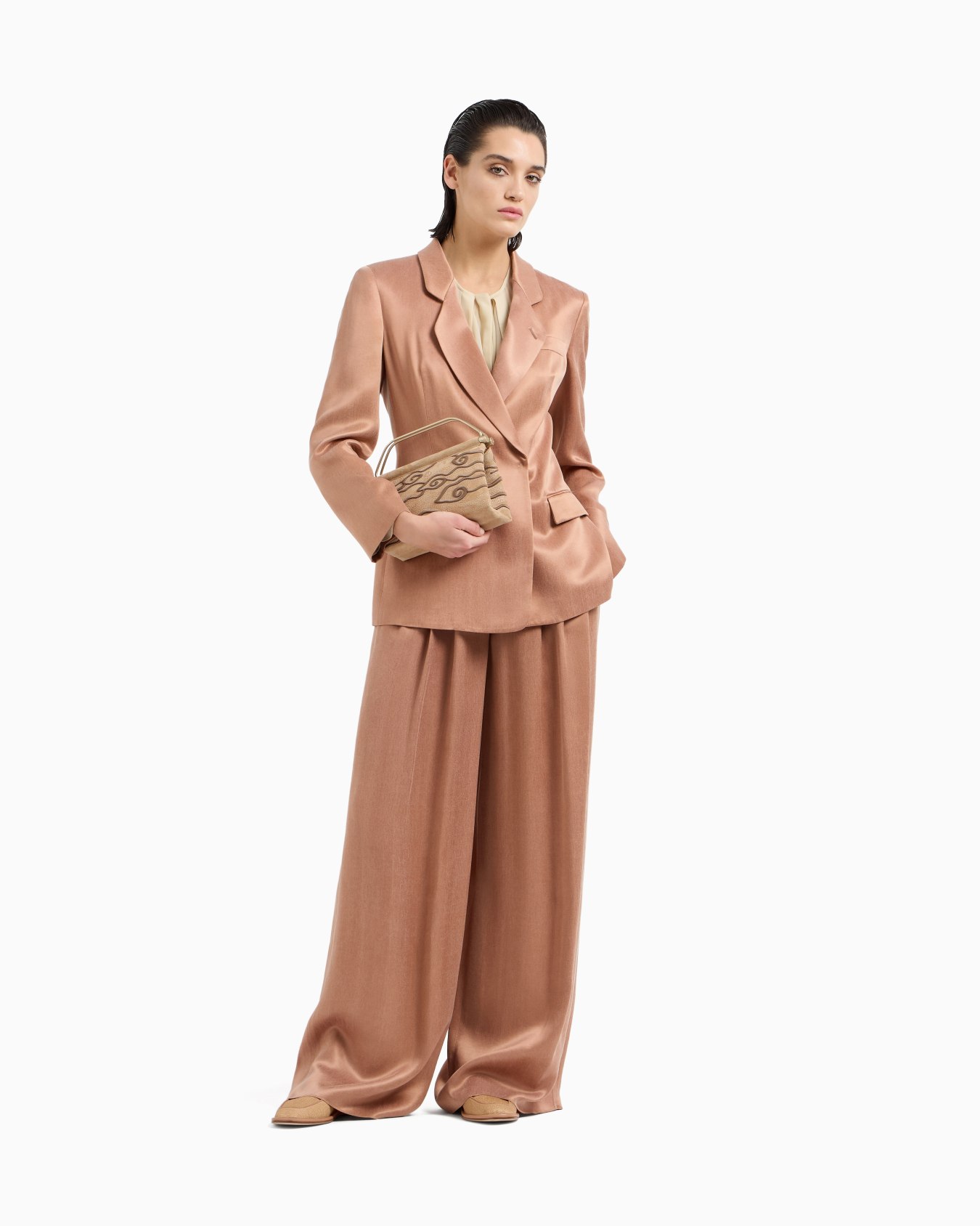 Silk georgette shirt Slide 1