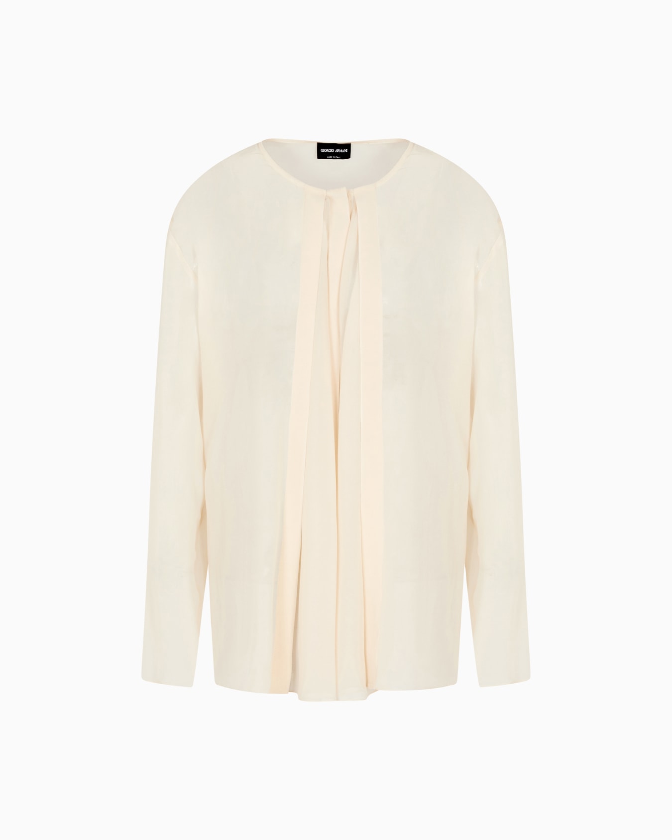 Silk georgette shirt Slide 0