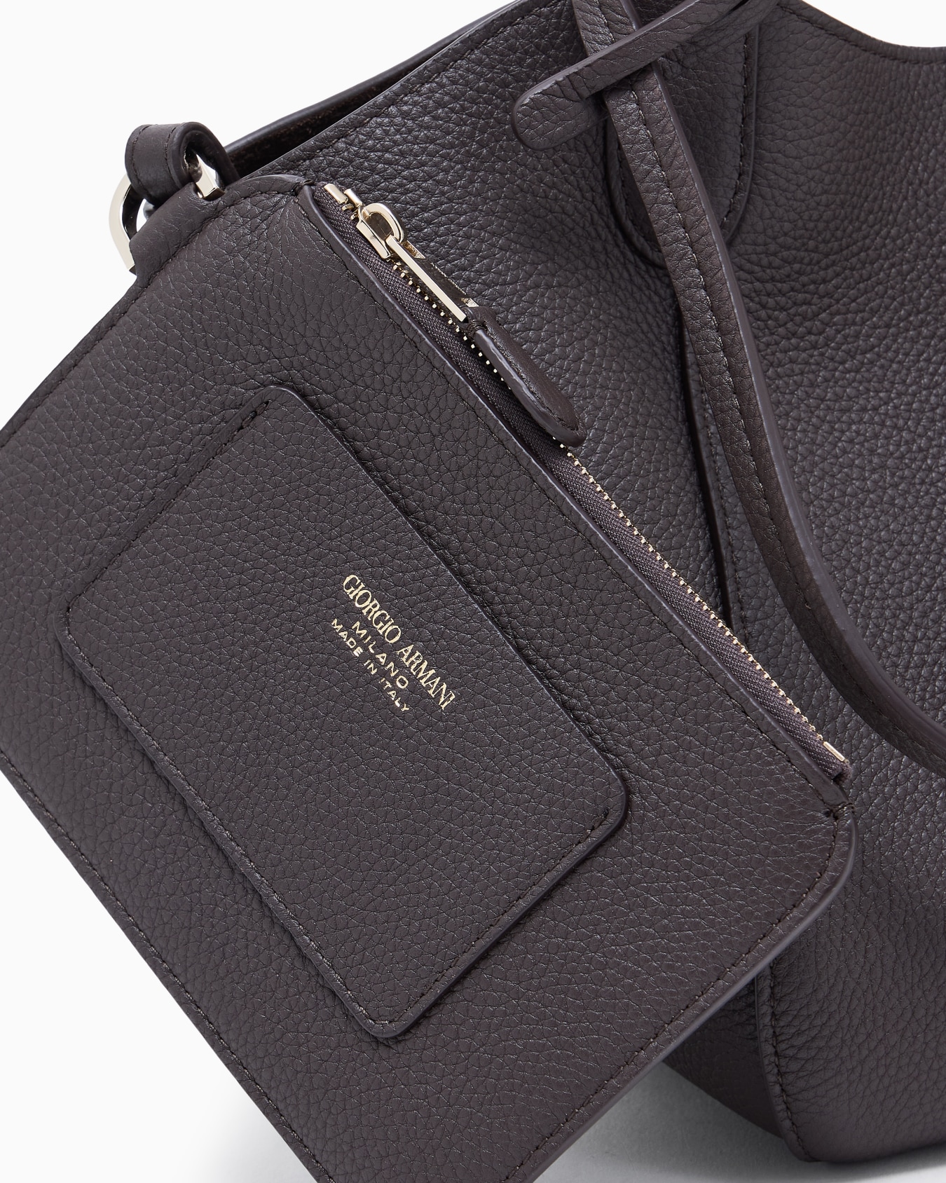 Petit sac à main en cuir grainé Diapositive 4