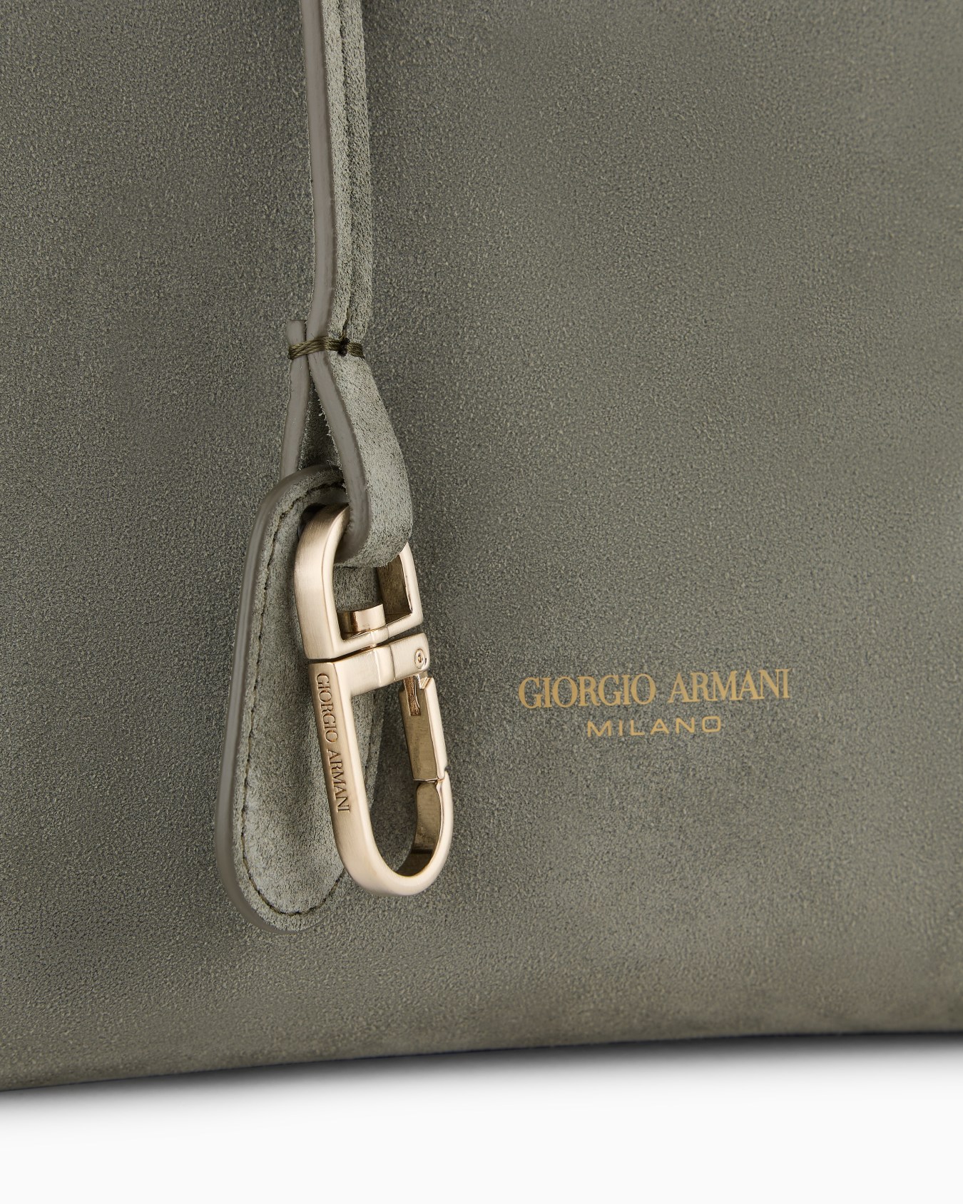 Bolso de mano mediano en ante Diapositiva 4