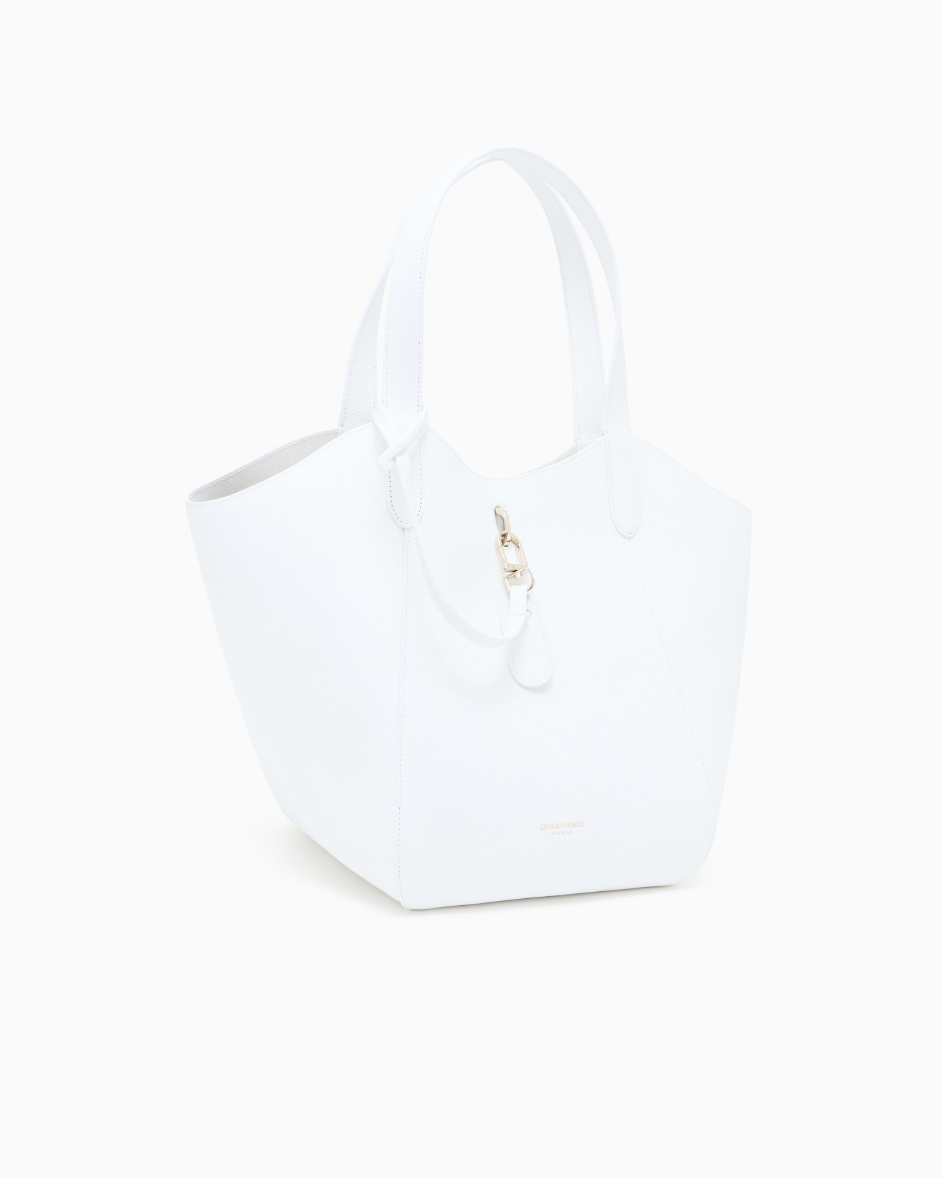 Medium pebbled leather handbag Slide 1