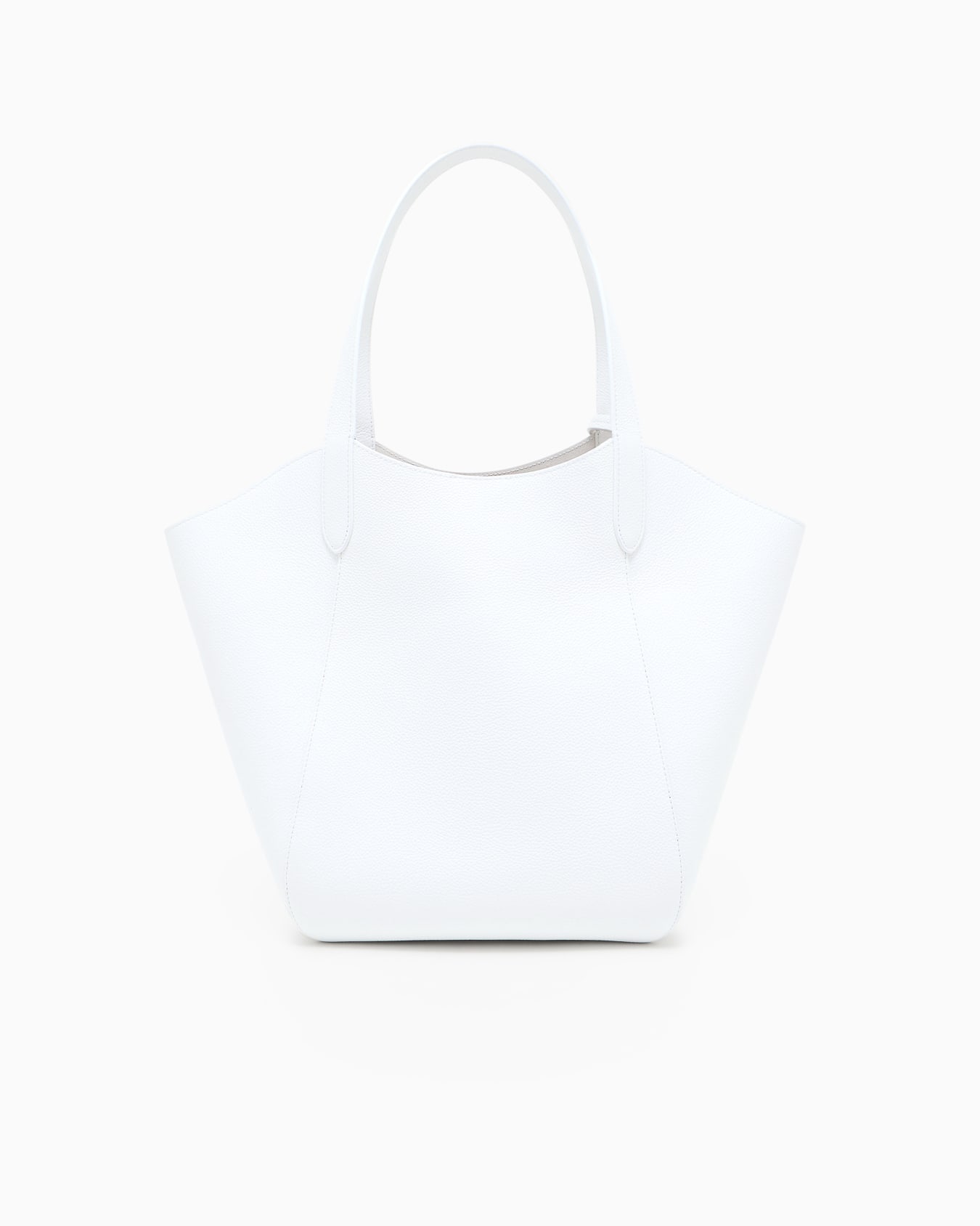 Sac à main de taille moyenne en cuir grainé Diapositive 2