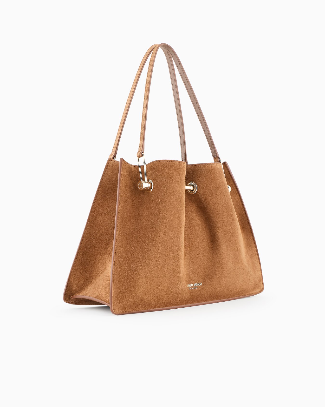 Small suede shopper bag Slide 1