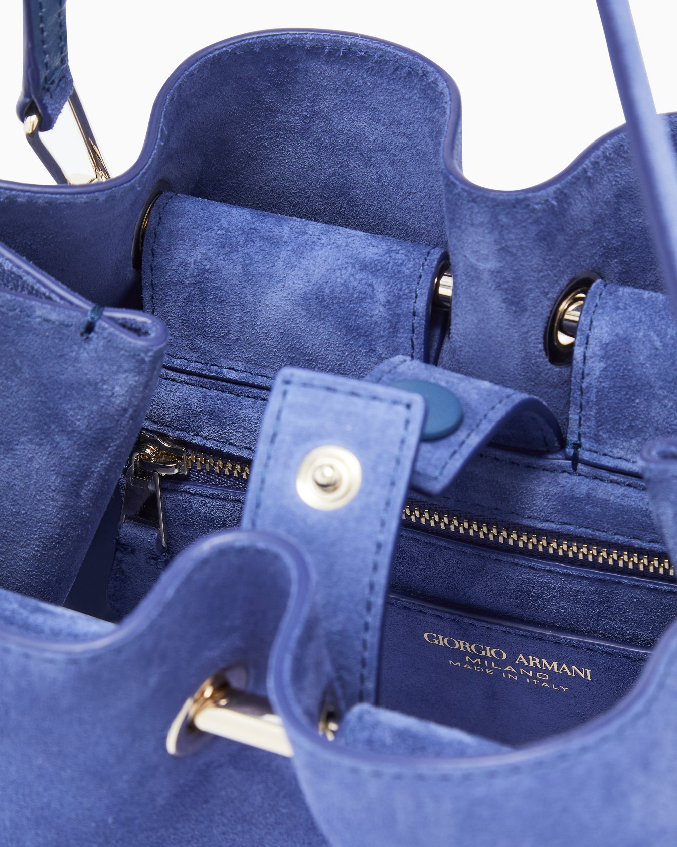 Small suede shopper bag Slide 3