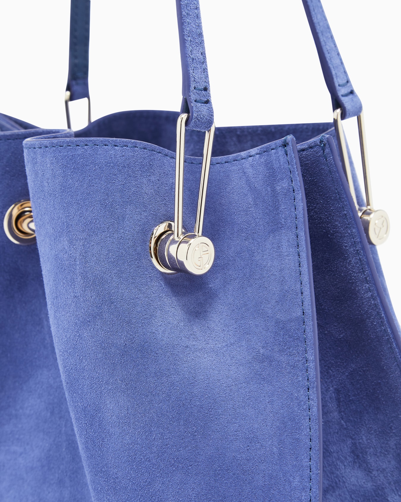 Small suede shopper bag Slide 4