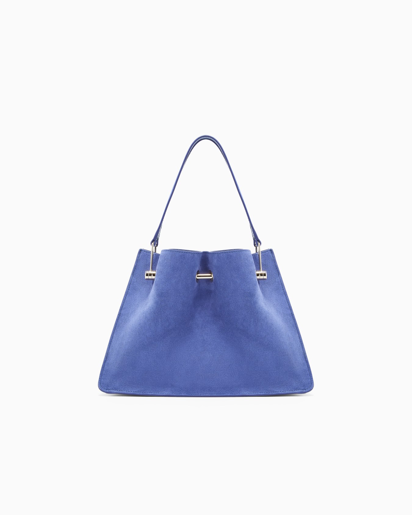 Small suede shopper bag Slide 2