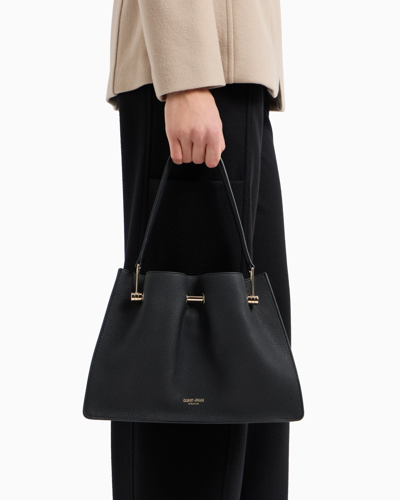 Small suede shopper bag Slide 5