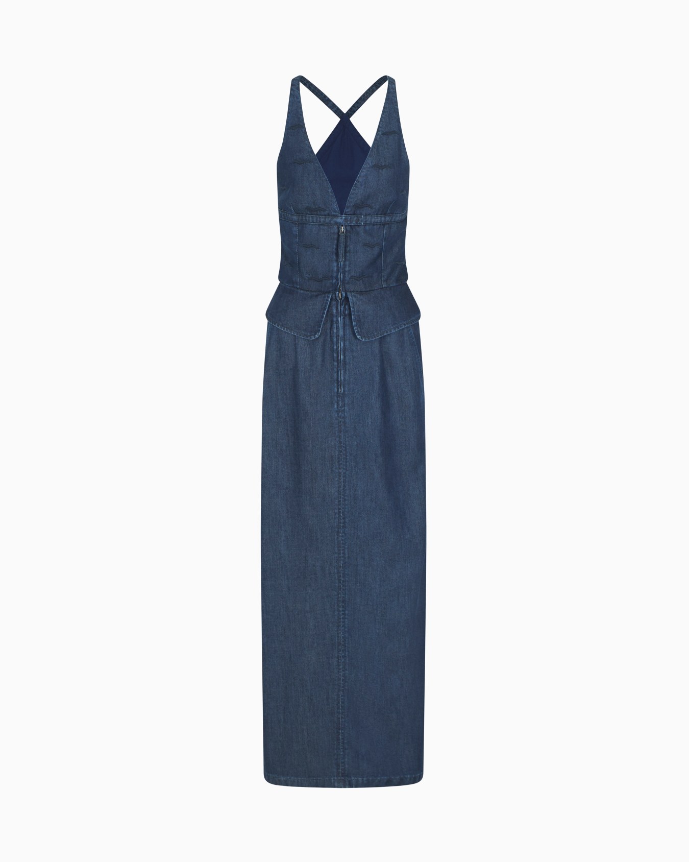 Denim Collection Lyocell long dress Slide 0