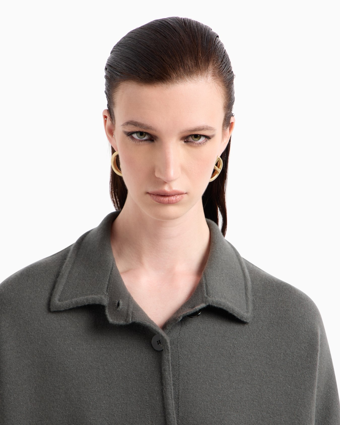 Chaqueta camisera de cachemir y lana virgen Diapositiva 5