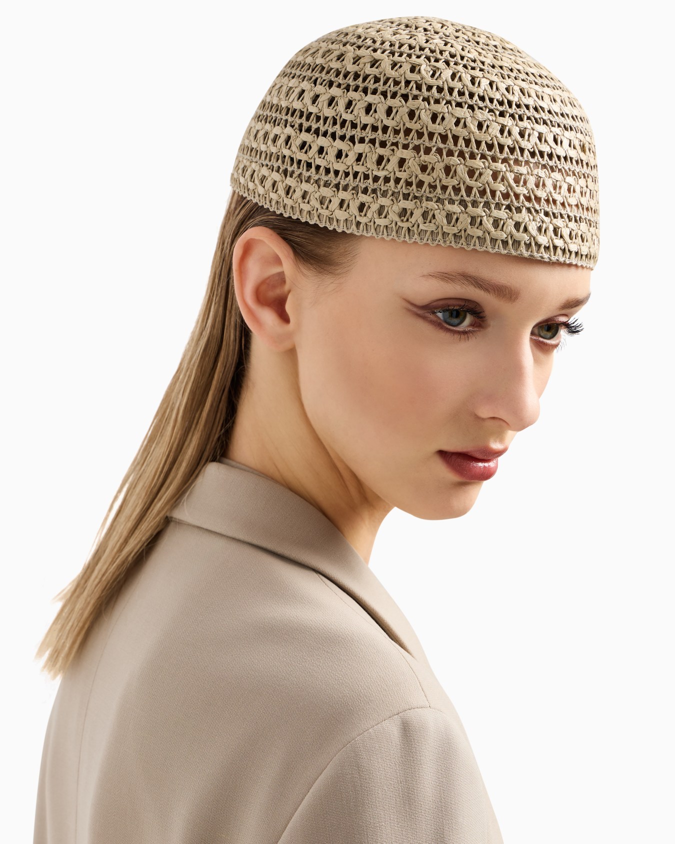 Gorro de cinta tejida Diapositiva 2