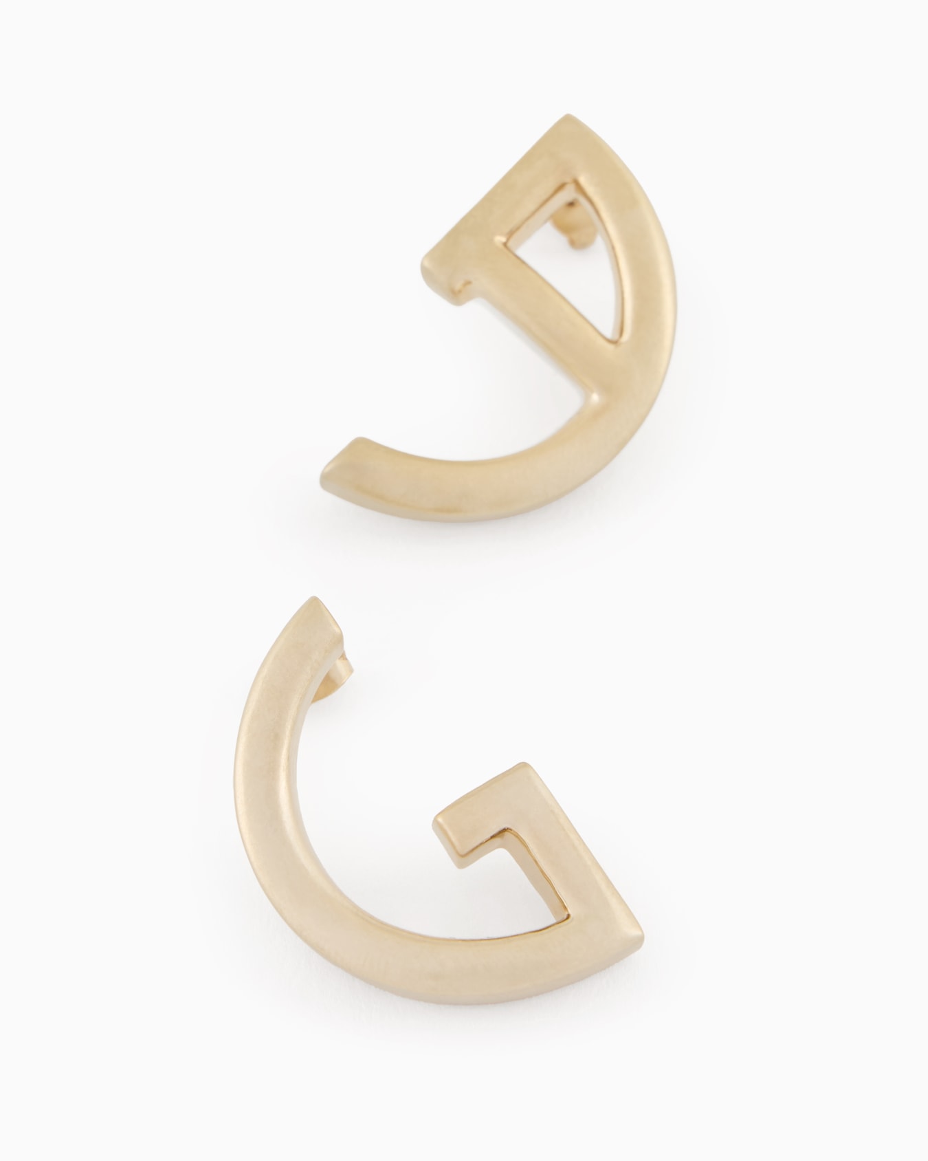 GA logo-shaped earrings Slide 1