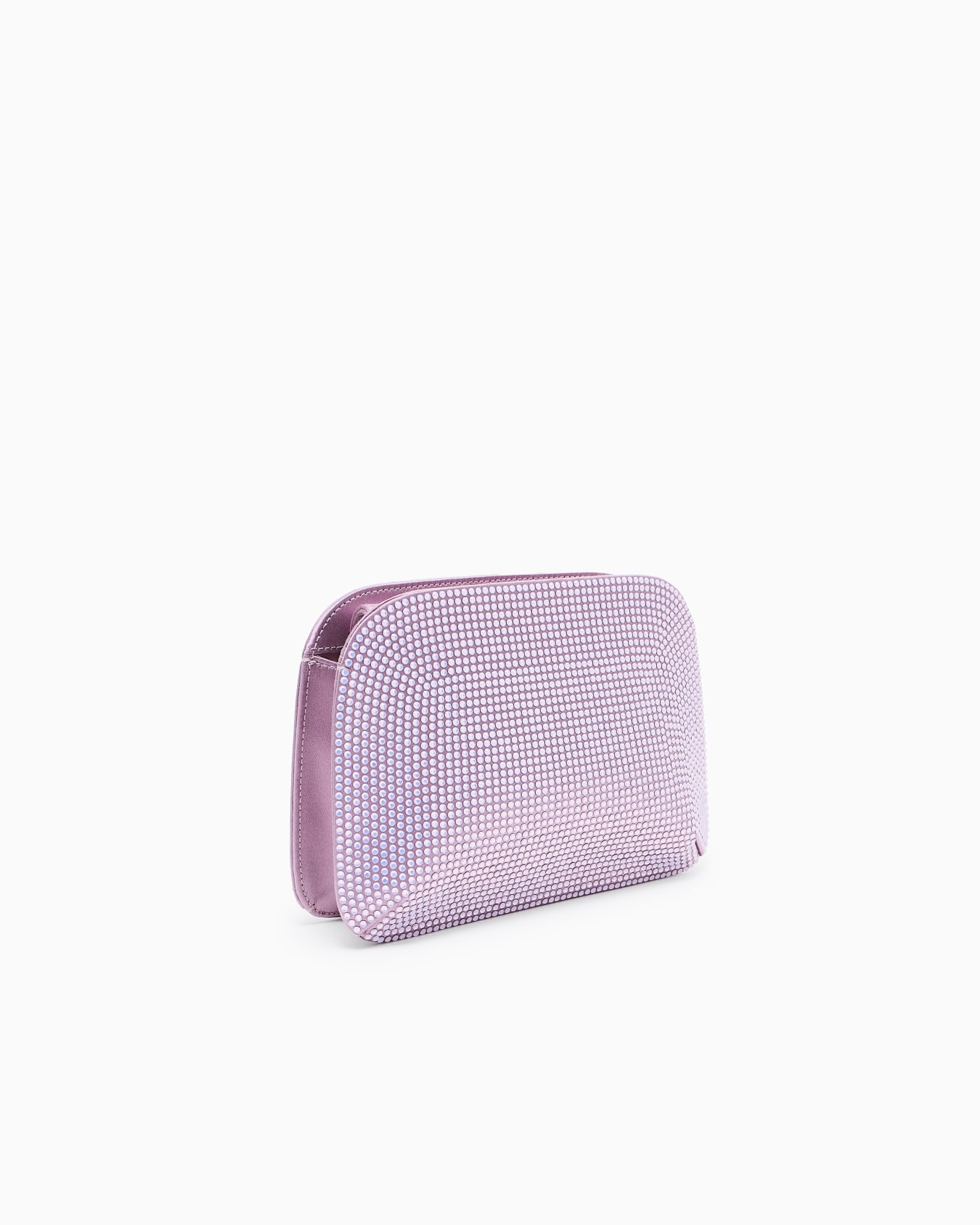 La Prima satin and opal rhinestone clutch bag Slide 1