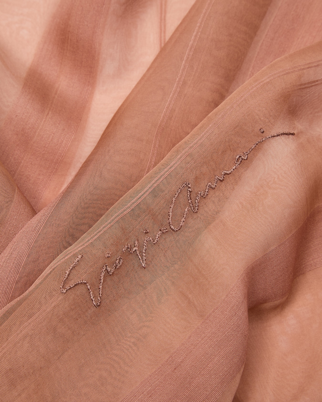 Jacquard wool and silk stole Slide 1