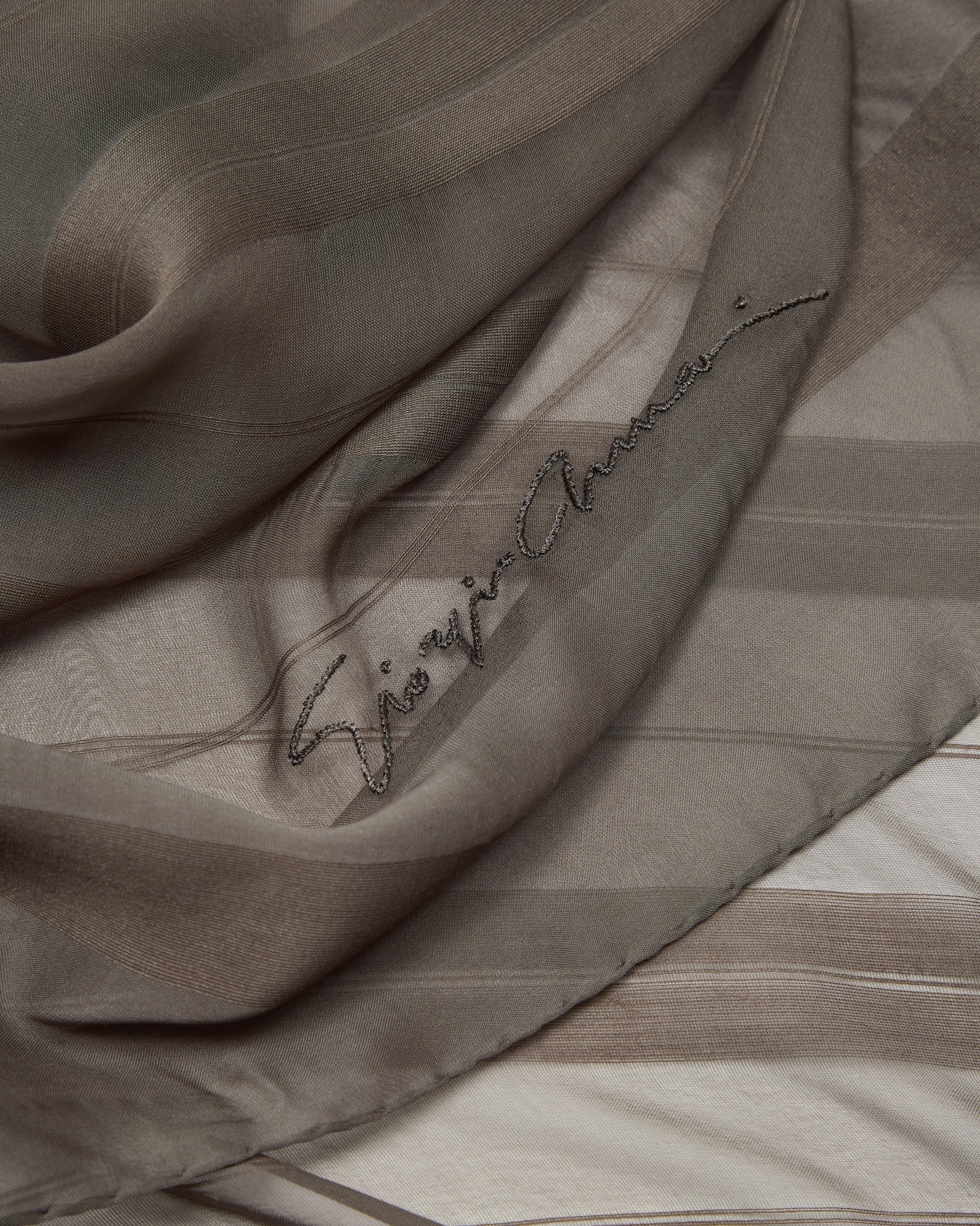 Étole en jacquard de laine et de soie Diapositive 1