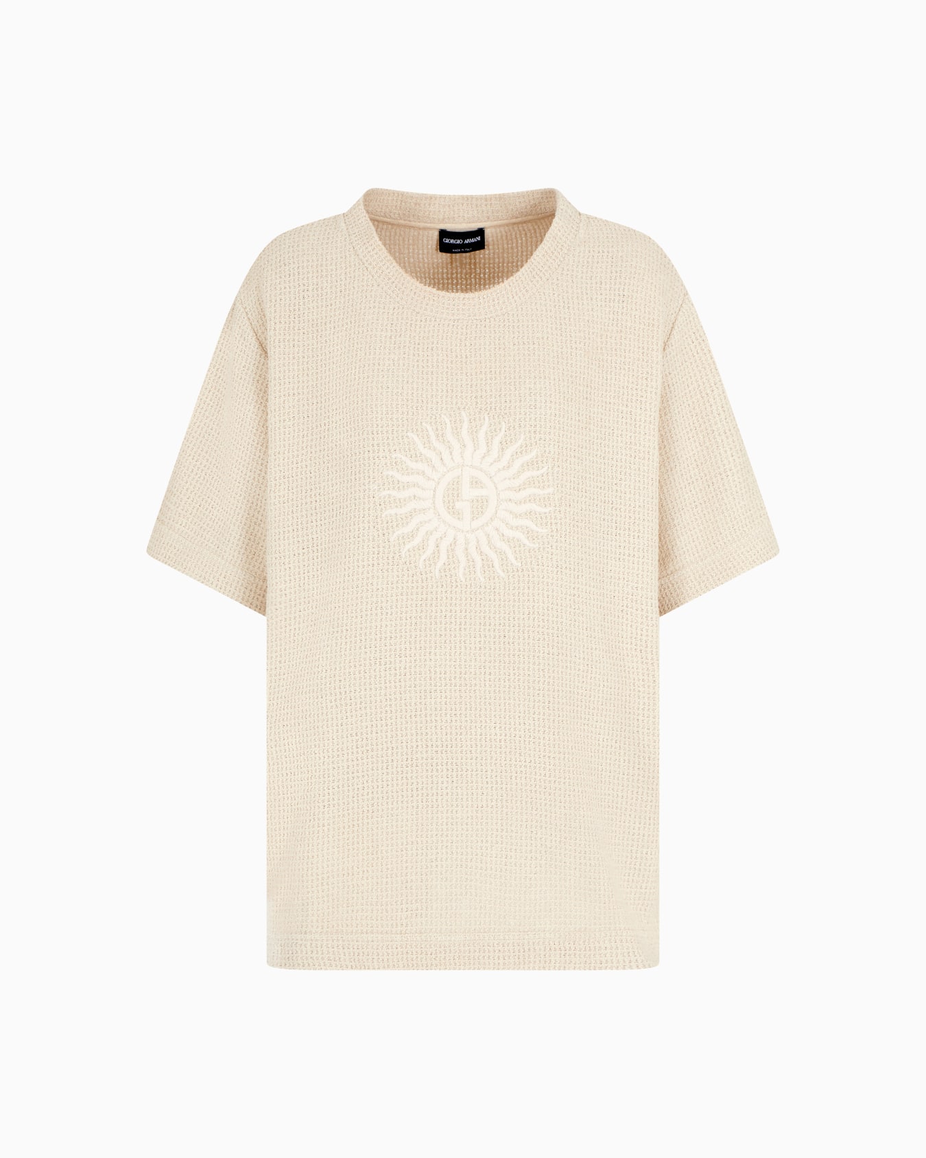 Cotton T-shirt with embroidery Slide 0