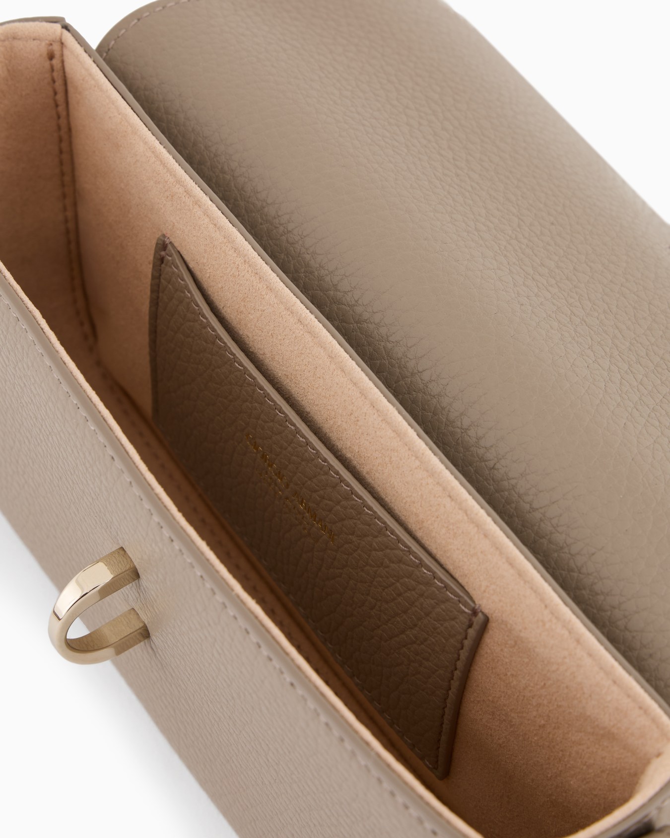 Pebbled leather mini shoulder bag Slide 3