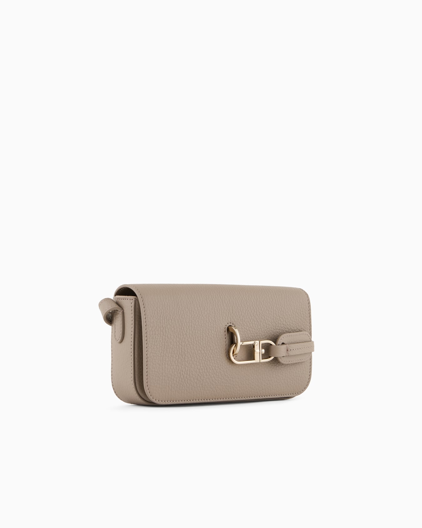 Pebbled leather mini shoulder bag Slide 1
