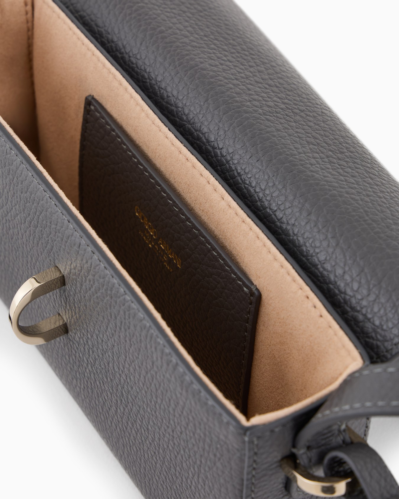 Mini Bag in pelle granata Slide 3