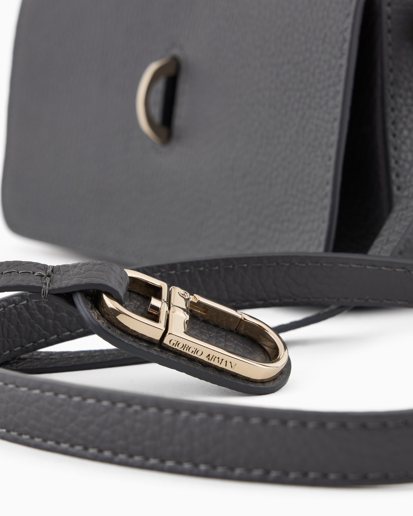 Mini Bag in pelle granata Slide 4