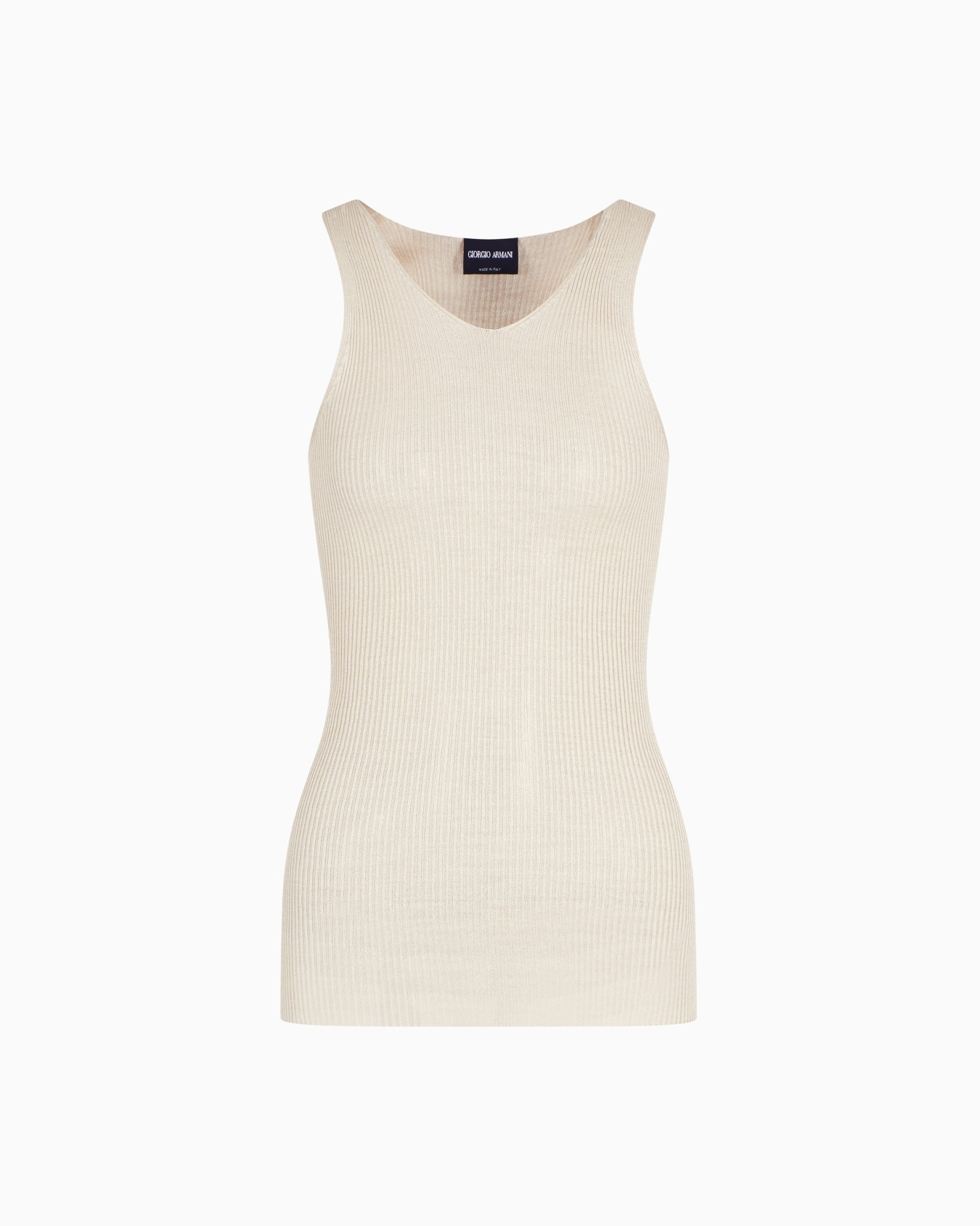Silk knit top Slide 0