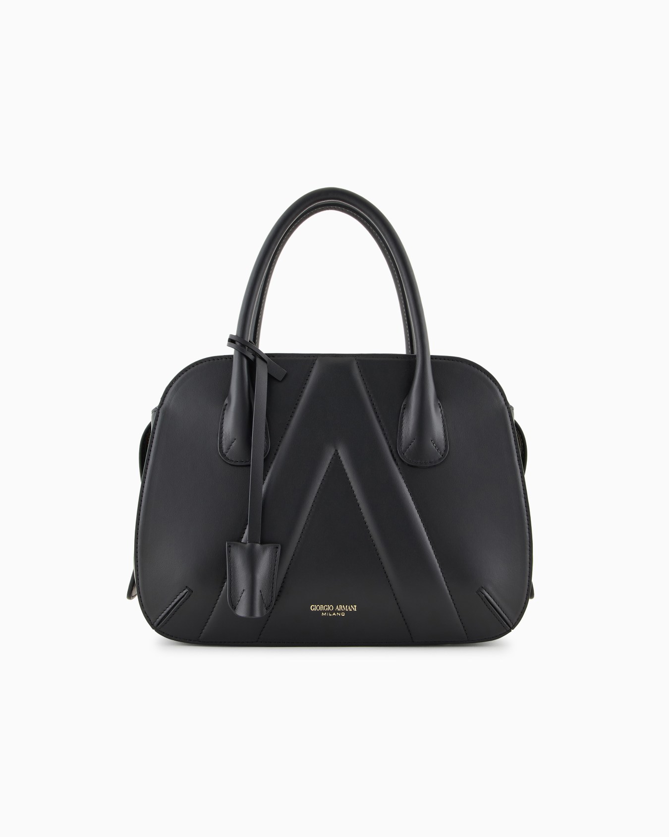 Small leather la Prima Boston bag Slide 0