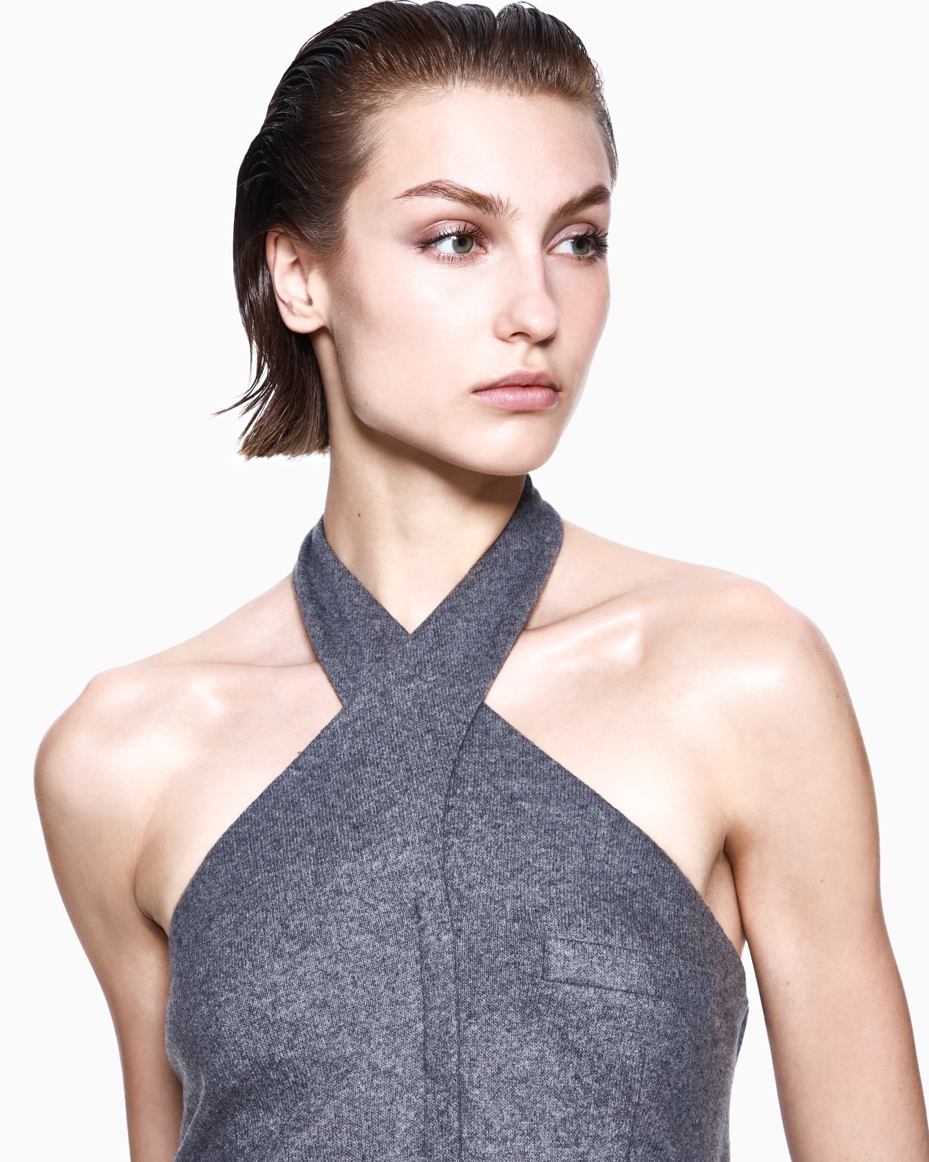 Top in panno di lana vergine Slide 4