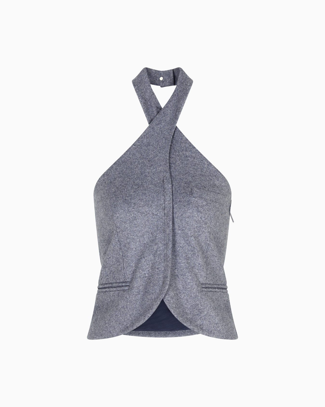 Top in panno di lana vergine Slide 0