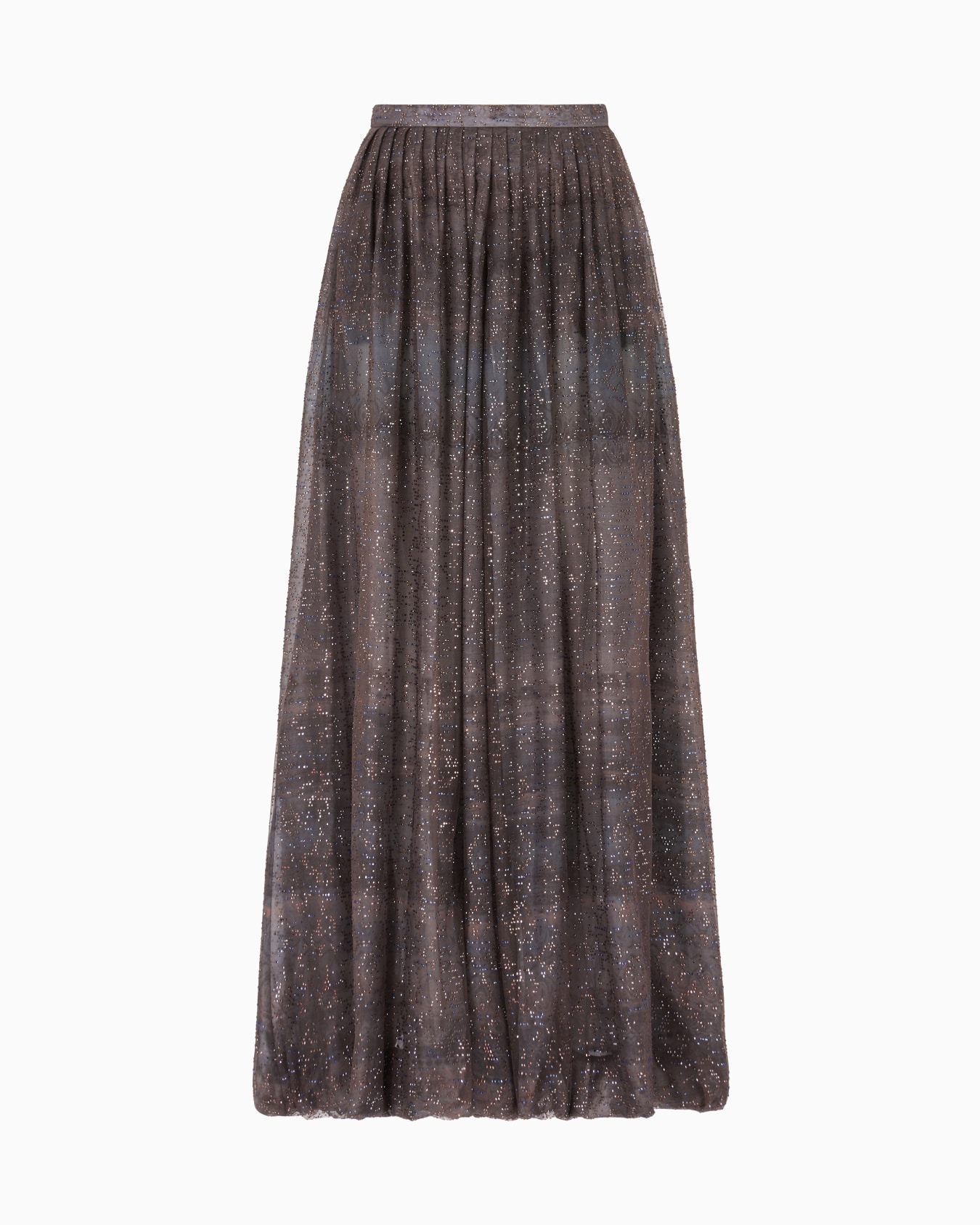 Embellished Sheer Skirt Slide 0