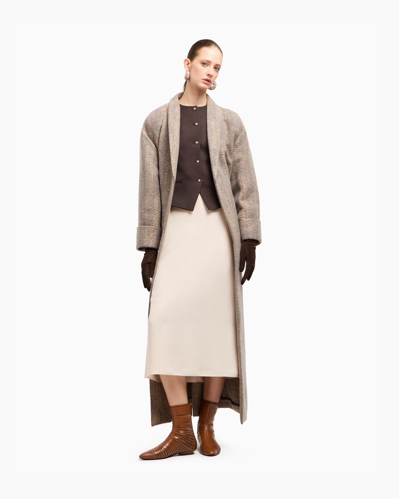 Single-breasted wool waistcoat Slide 2