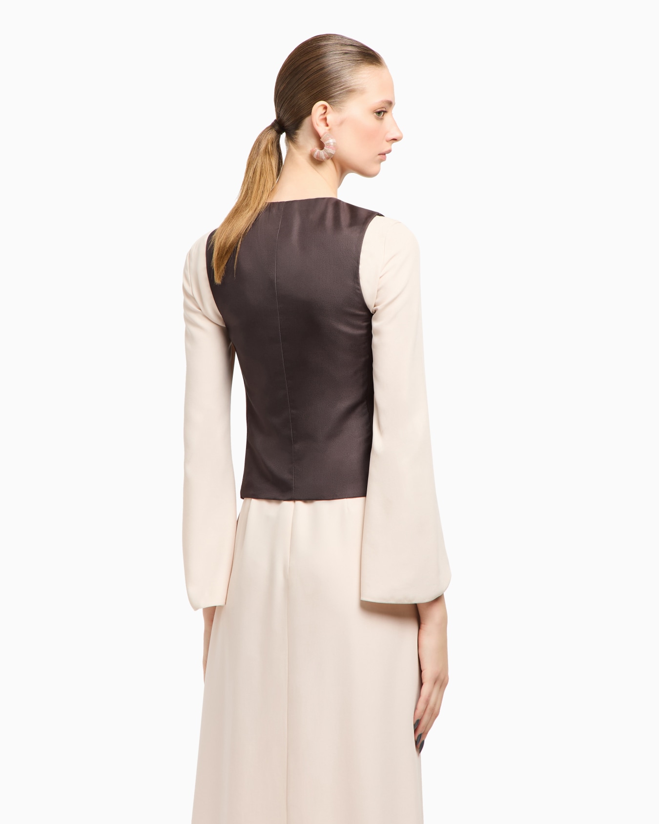 Single-breasted wool waistcoat Slide 3
