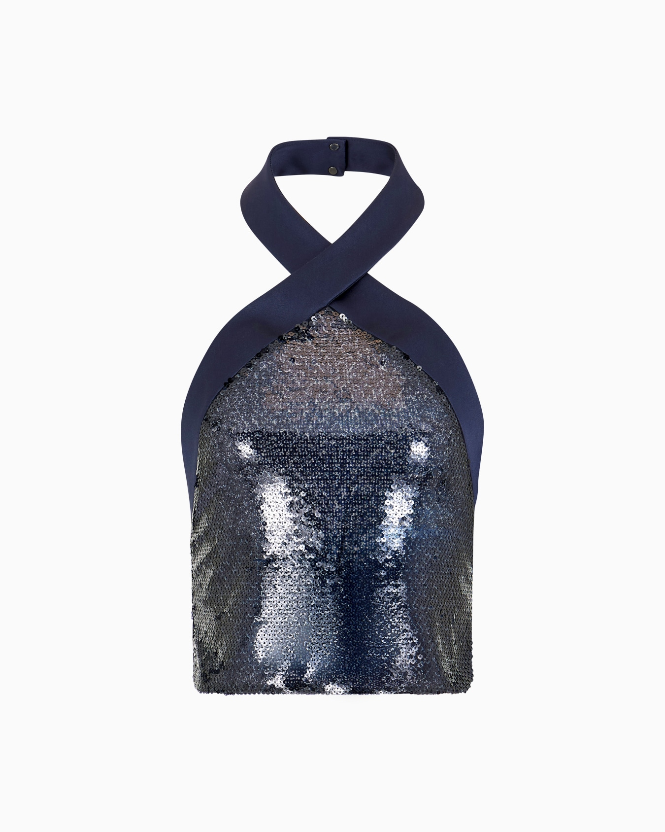 Tulle top embroidered with sequins Slide 0