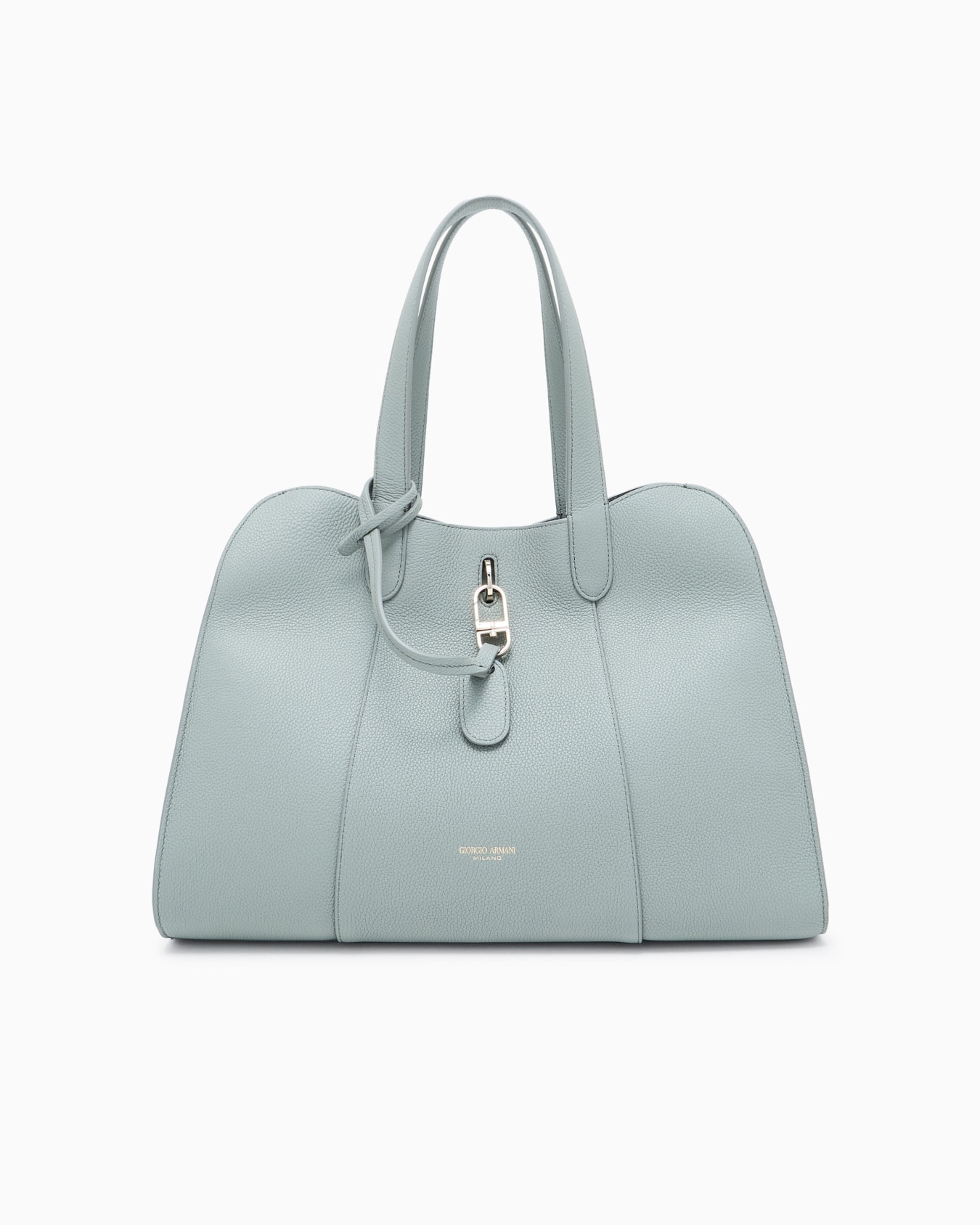 라지 페블 레더 토트백 슬라이드 0