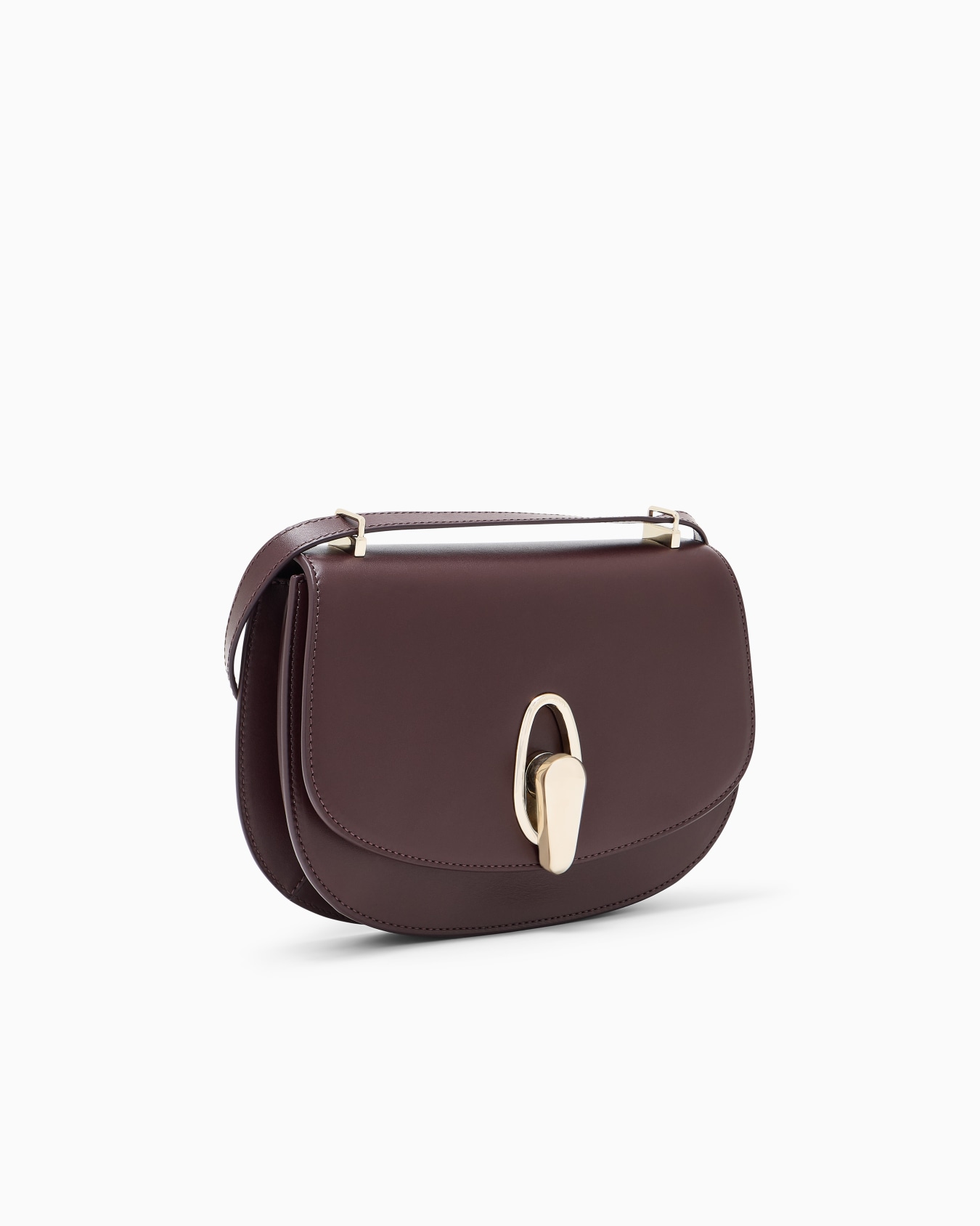 Schultertasche aus Leder Folie 1