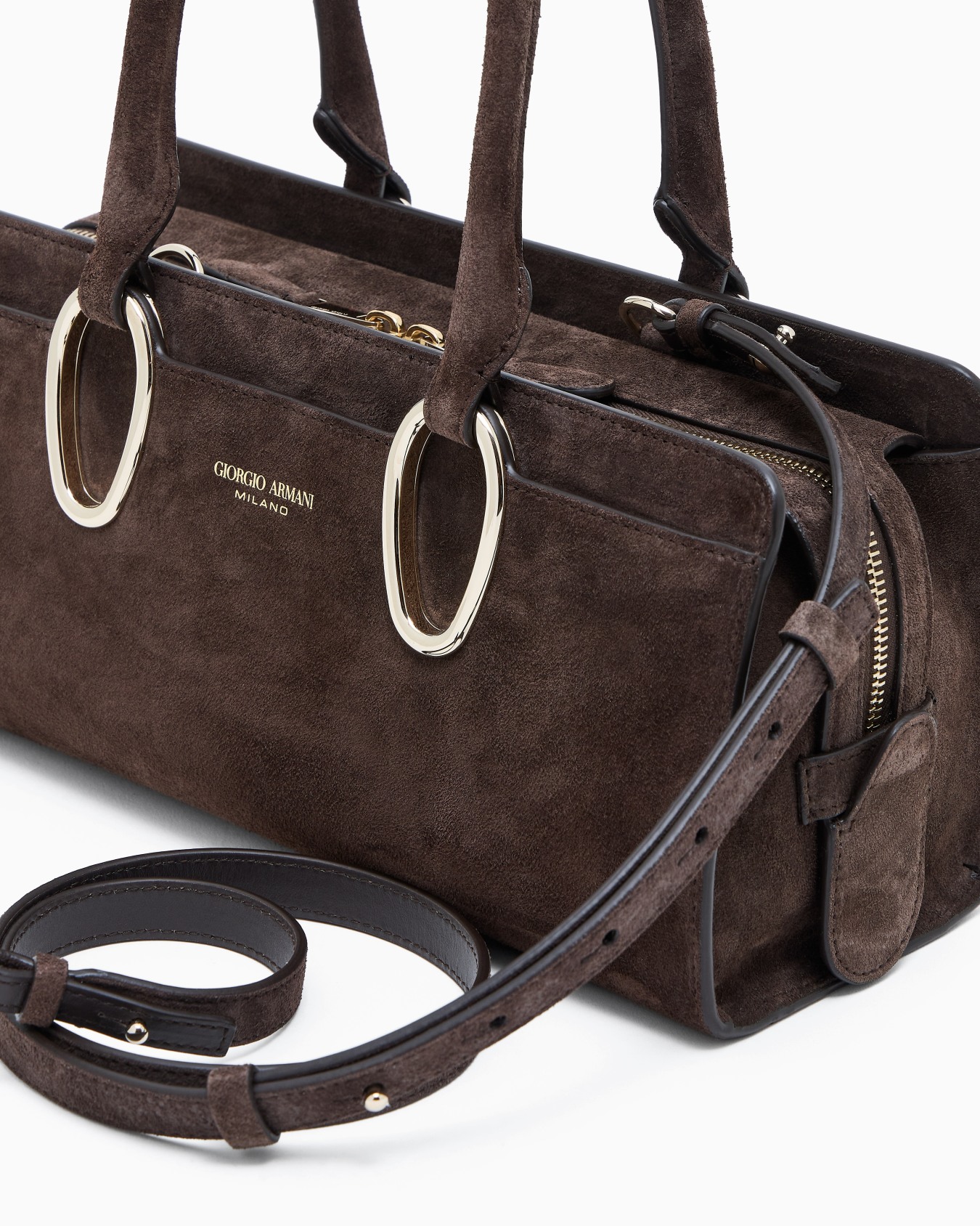 Suede Bauletto bag Slide 4