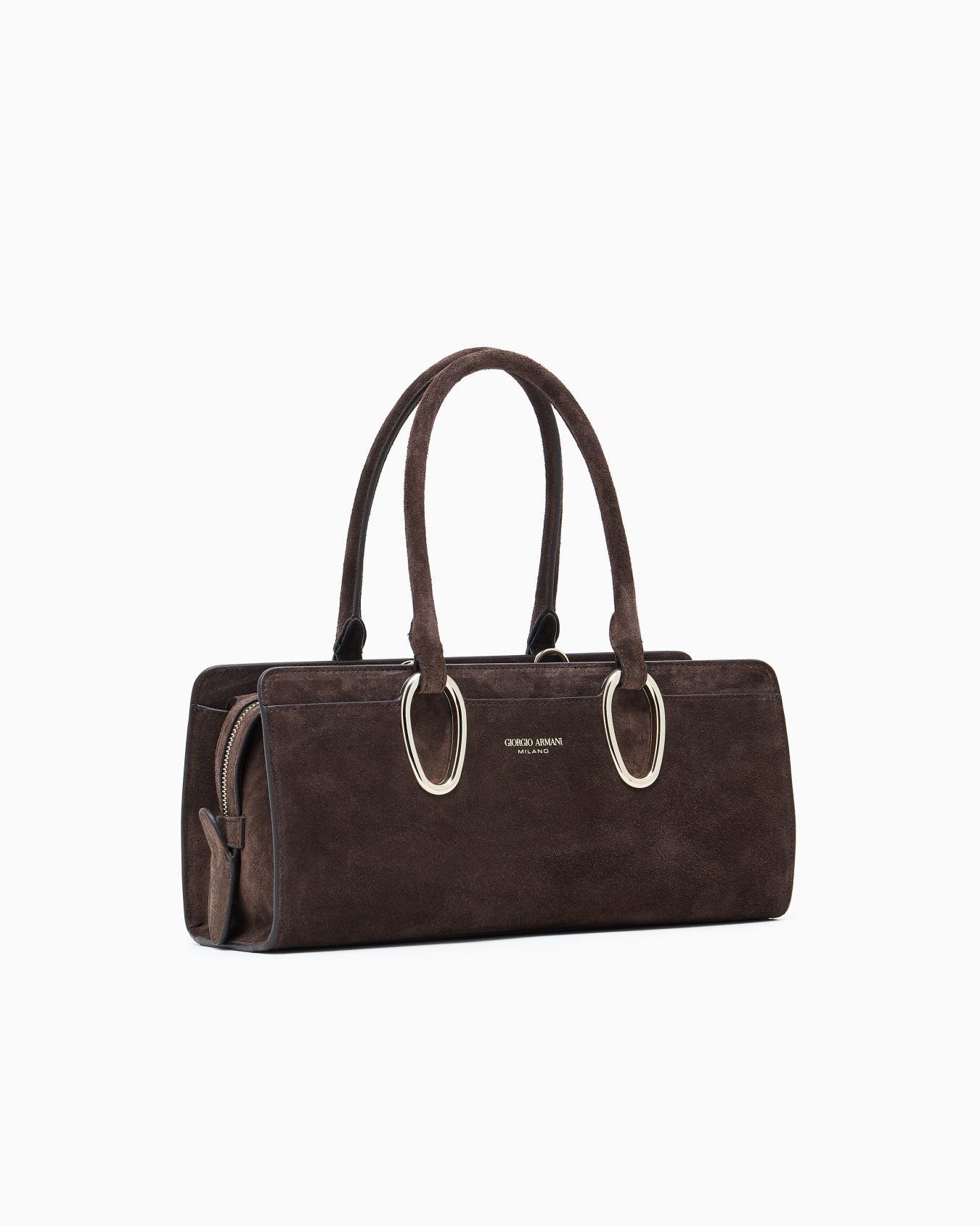 Suede Bauletto bag Slide 1