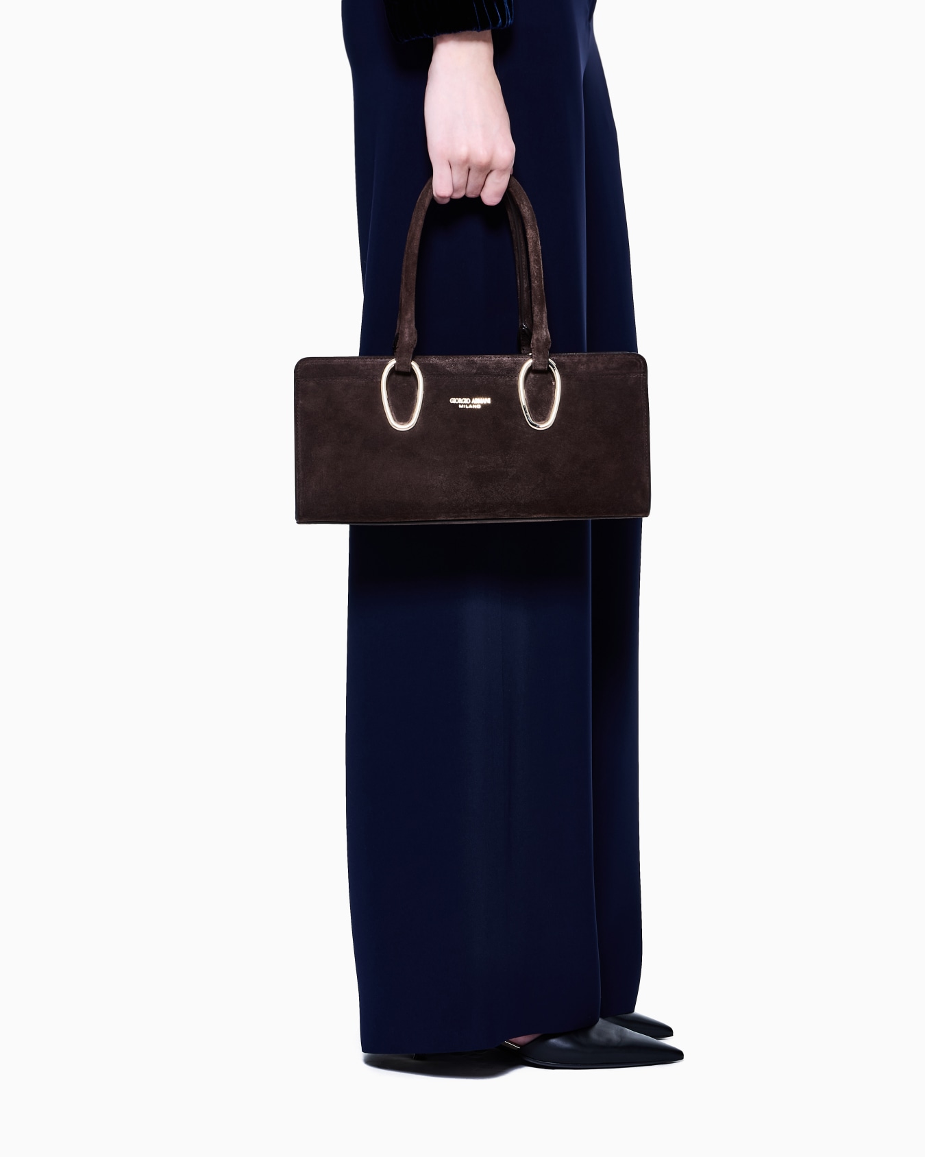 Suede Bauletto bag Slide 5