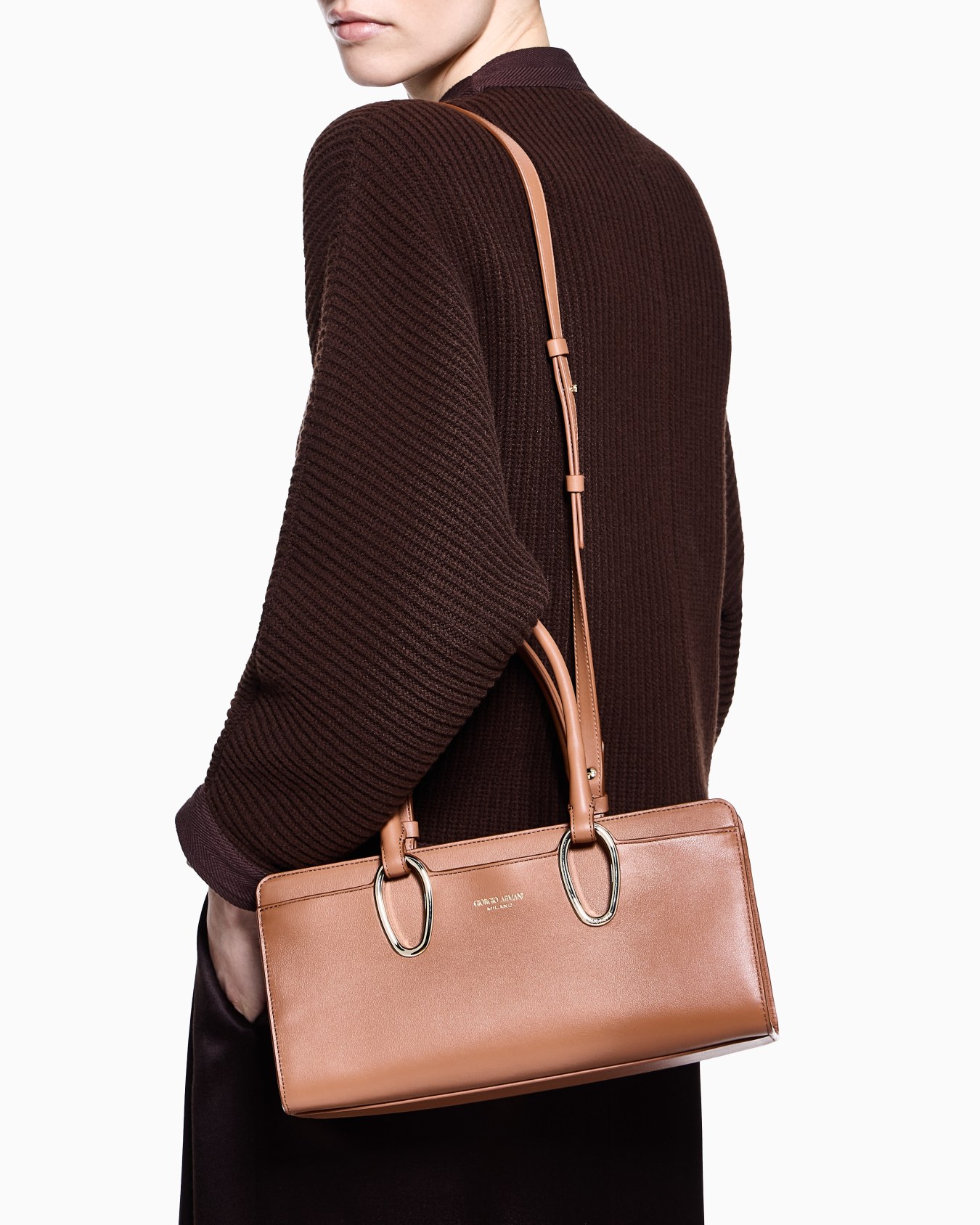 Leather Bauletto bag Slide 6