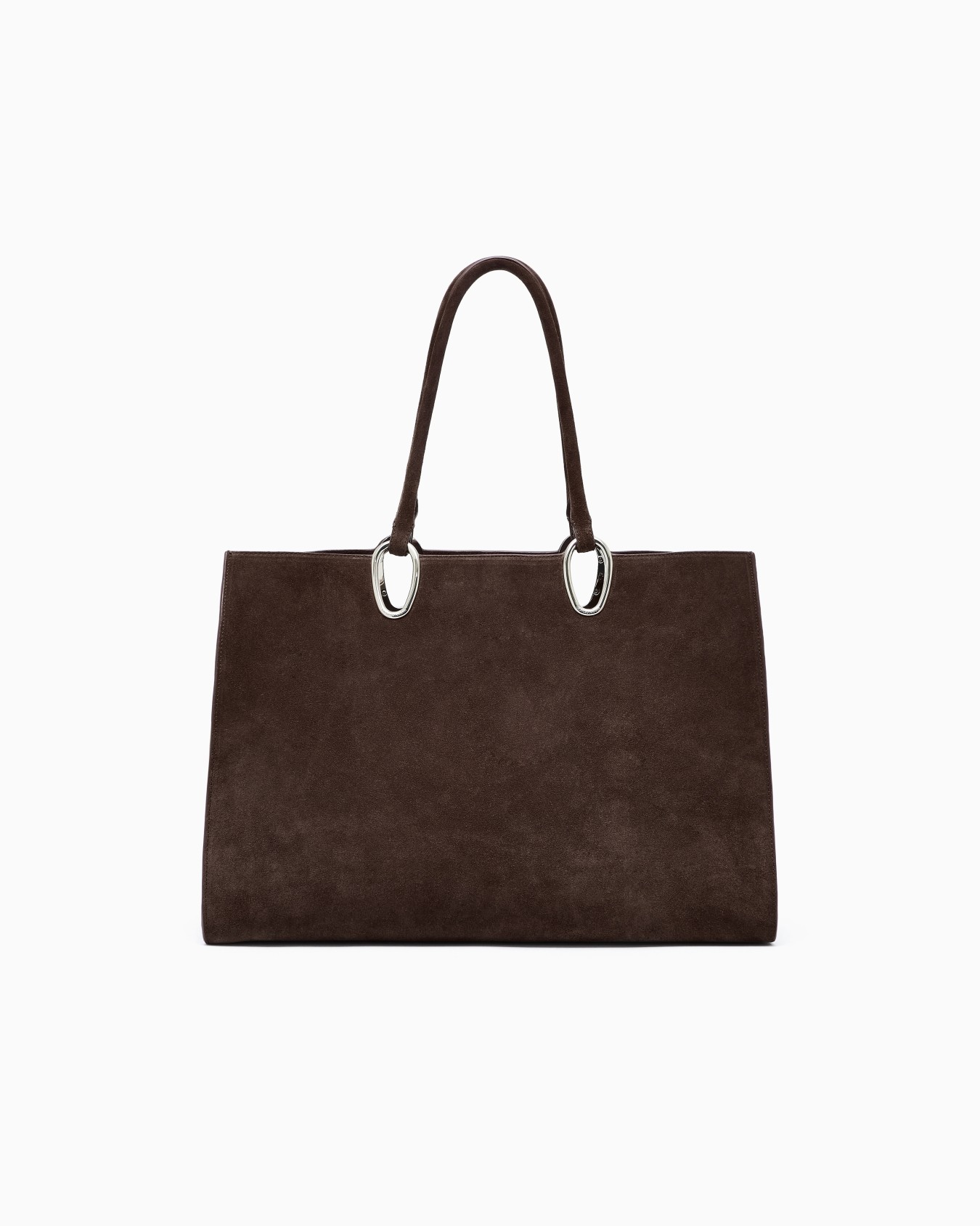 Medium suede shopper bag Slide 2