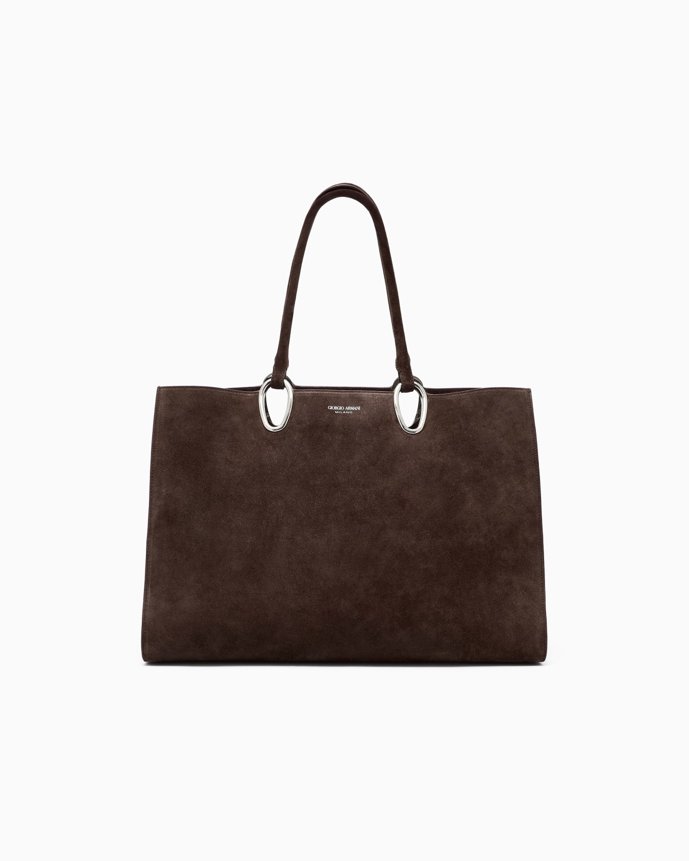 Medium suede shopper bag Slide 0